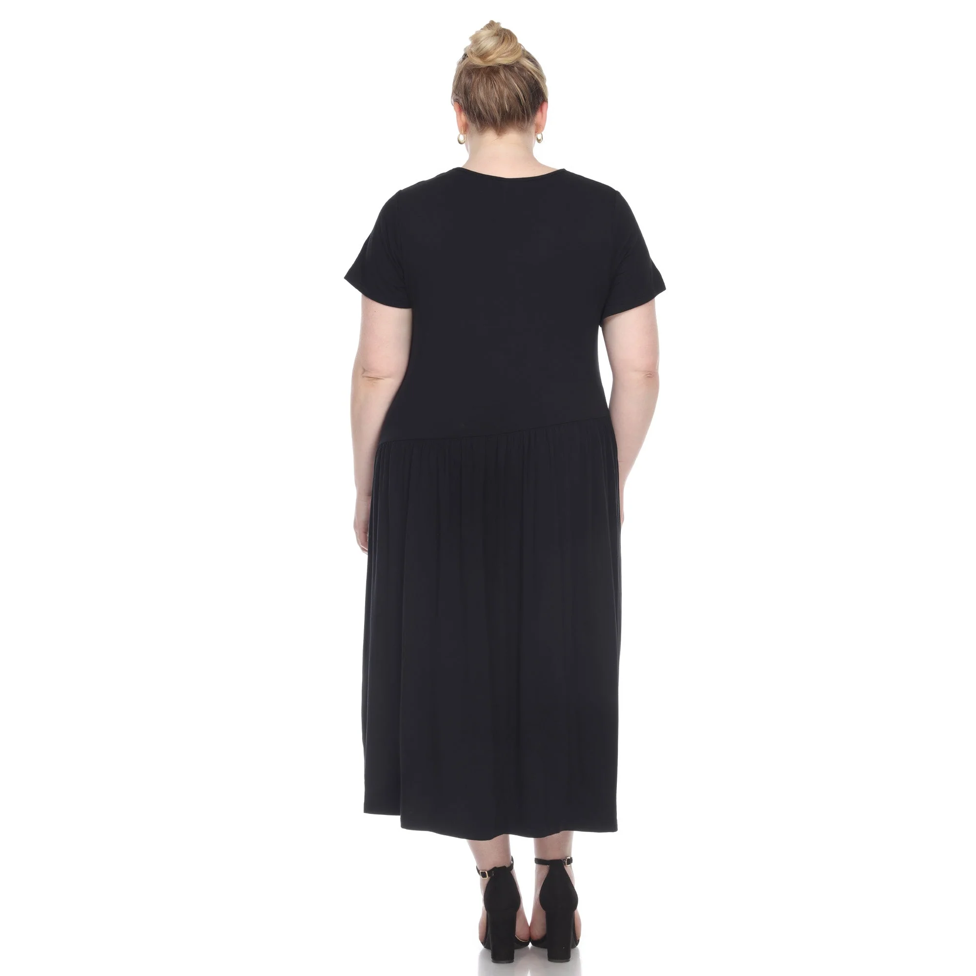 Short Sleeves Maxi Dress - Plus - Image 9