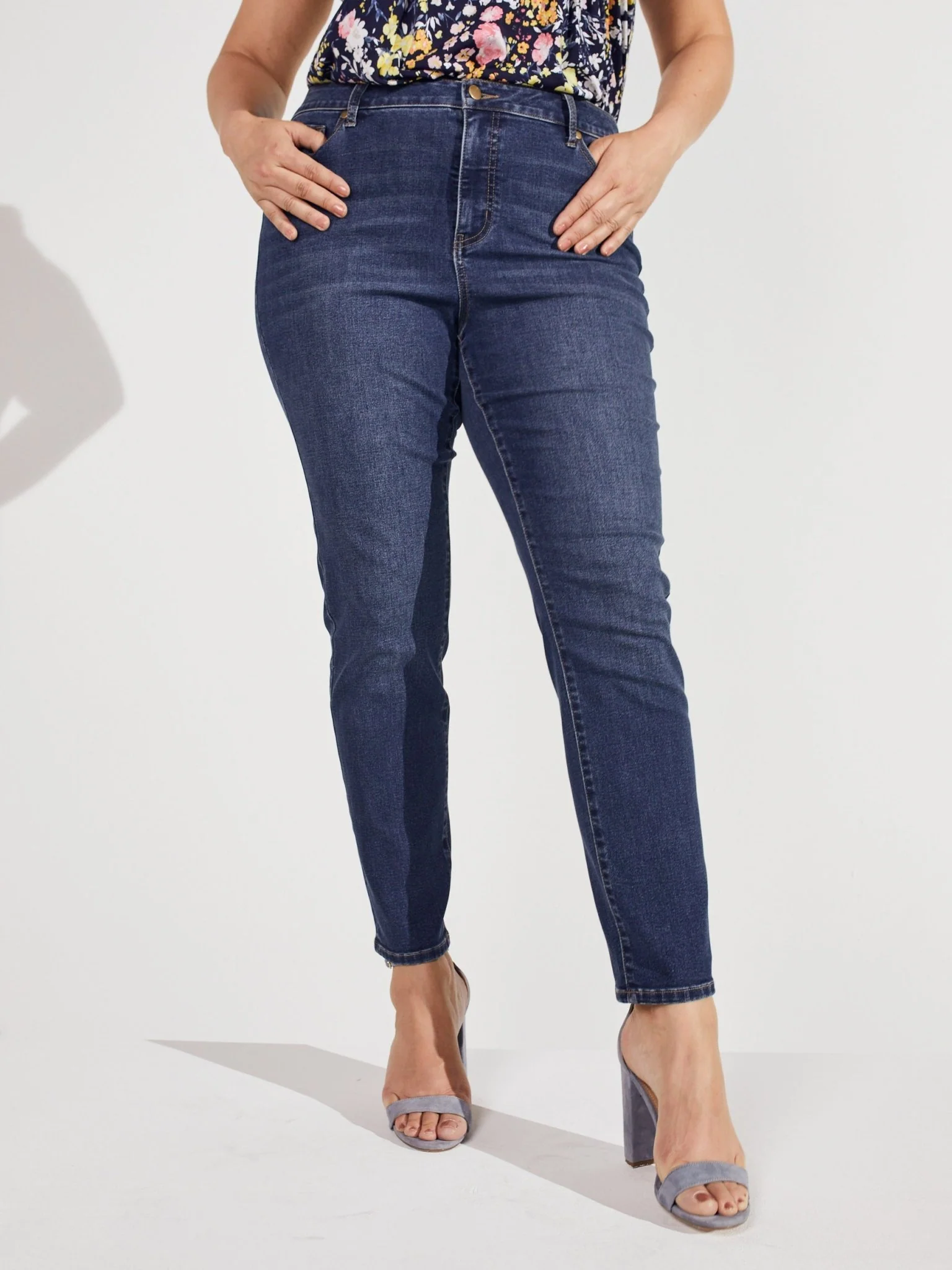 Westport Signature Skinny 5 Pocket Denim Jean - Plus - Image 11