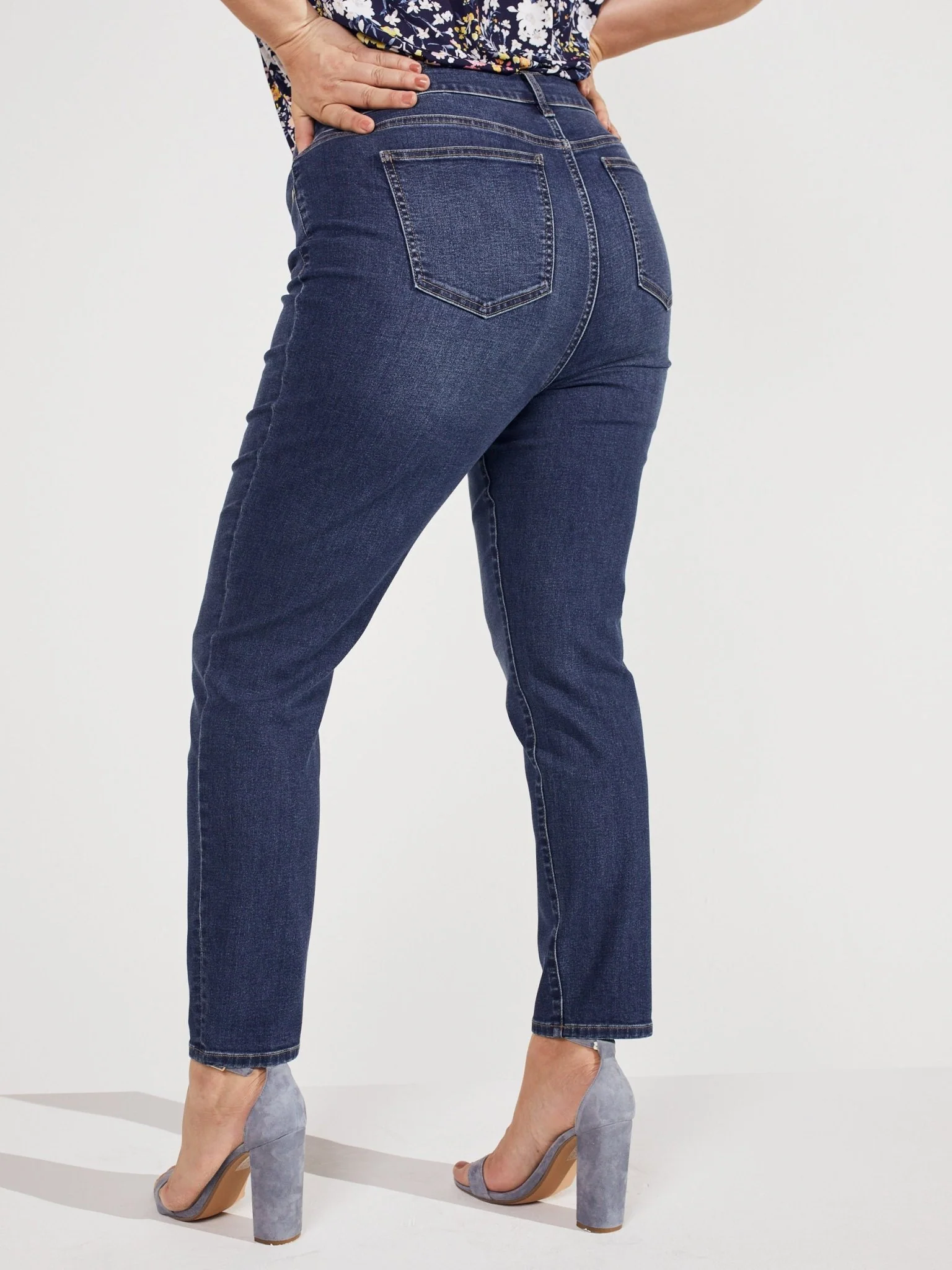 Westport Signature Skinny 5 Pocket Denim Jean - Plus - Image 12