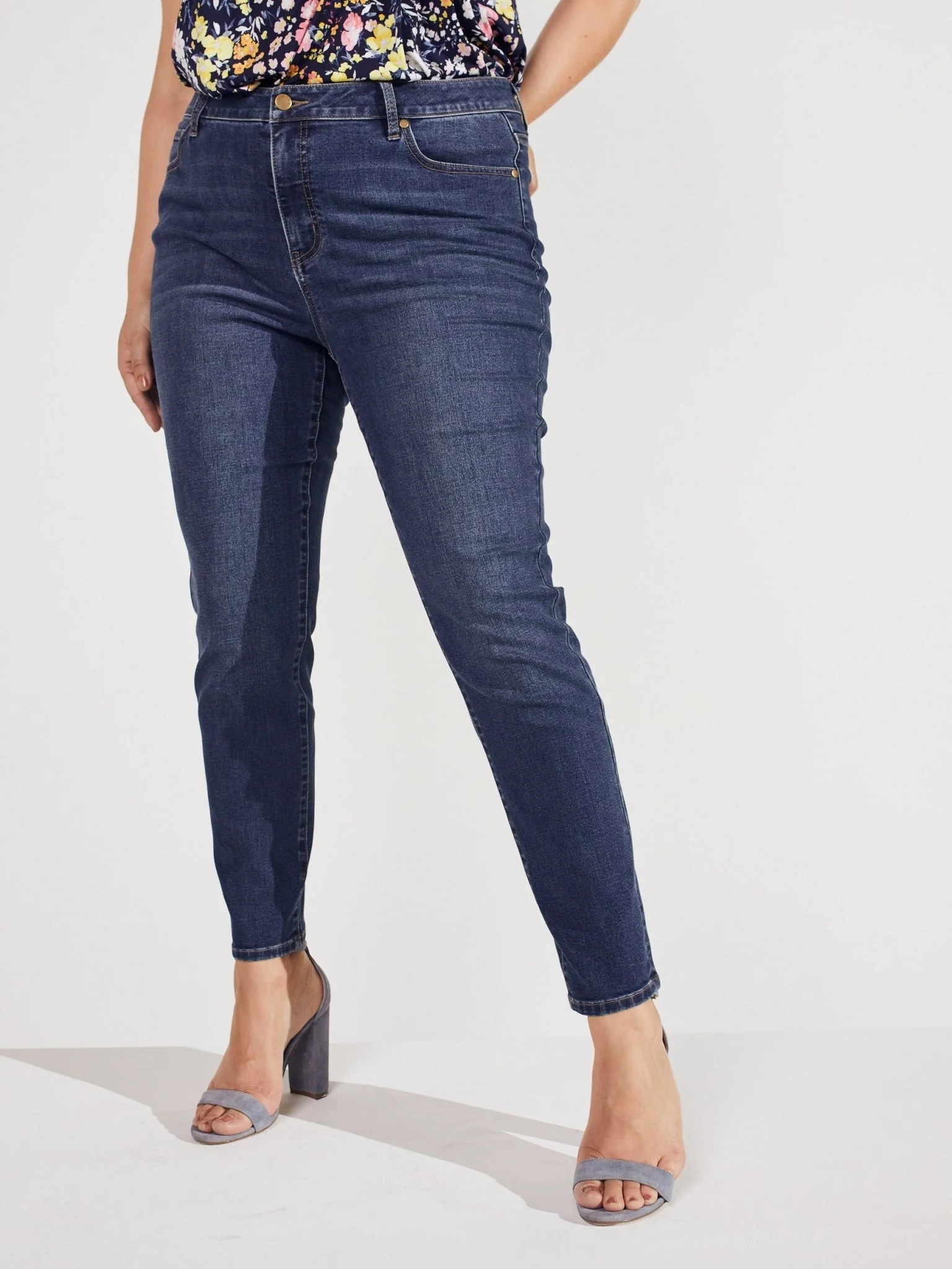 Westport Signature Skinny 5 Pocket Denim Jean - Plus - Image 15