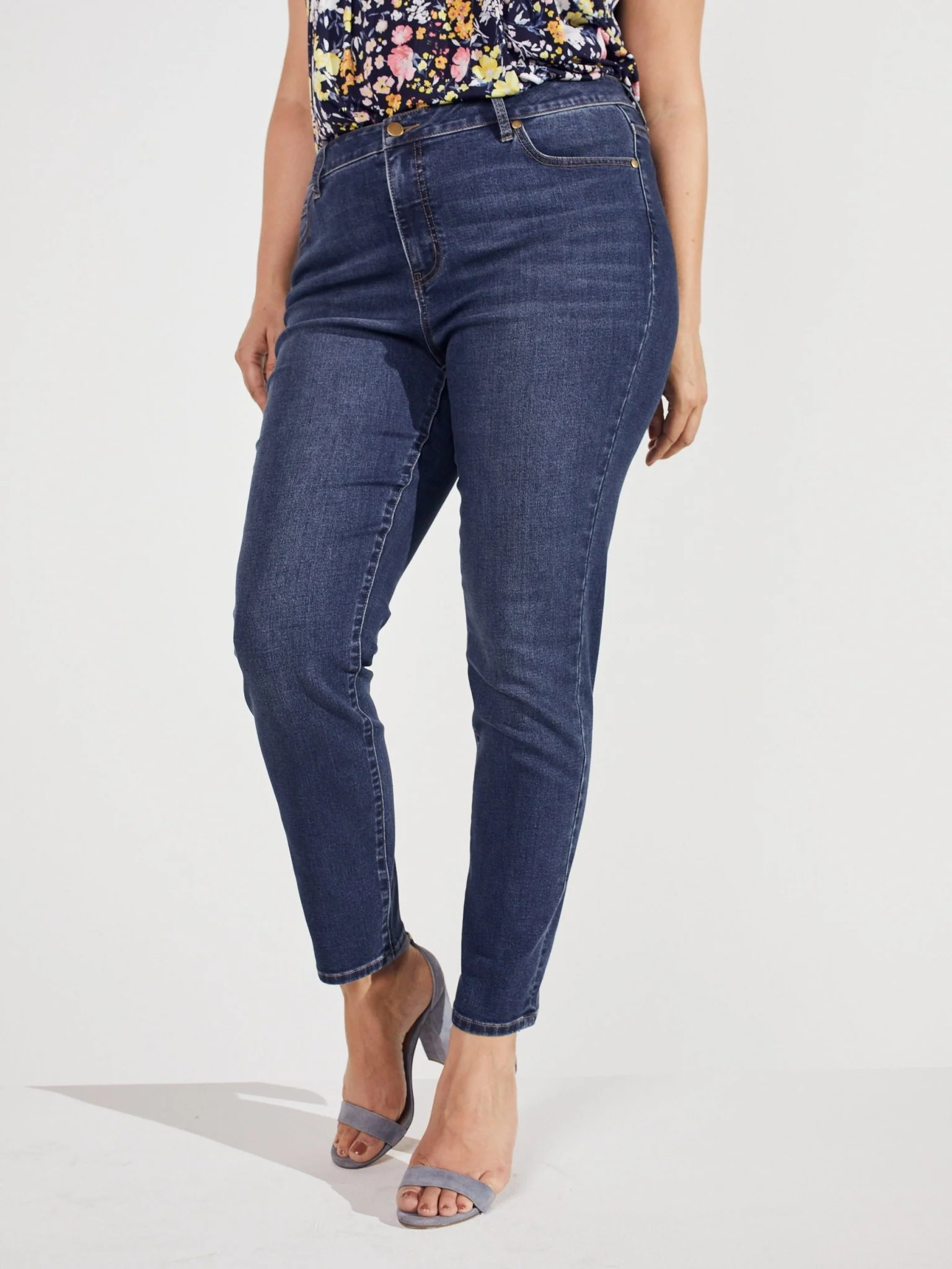 Westport Signature Skinny 5 Pocket Denim Jean - Plus - Image 16