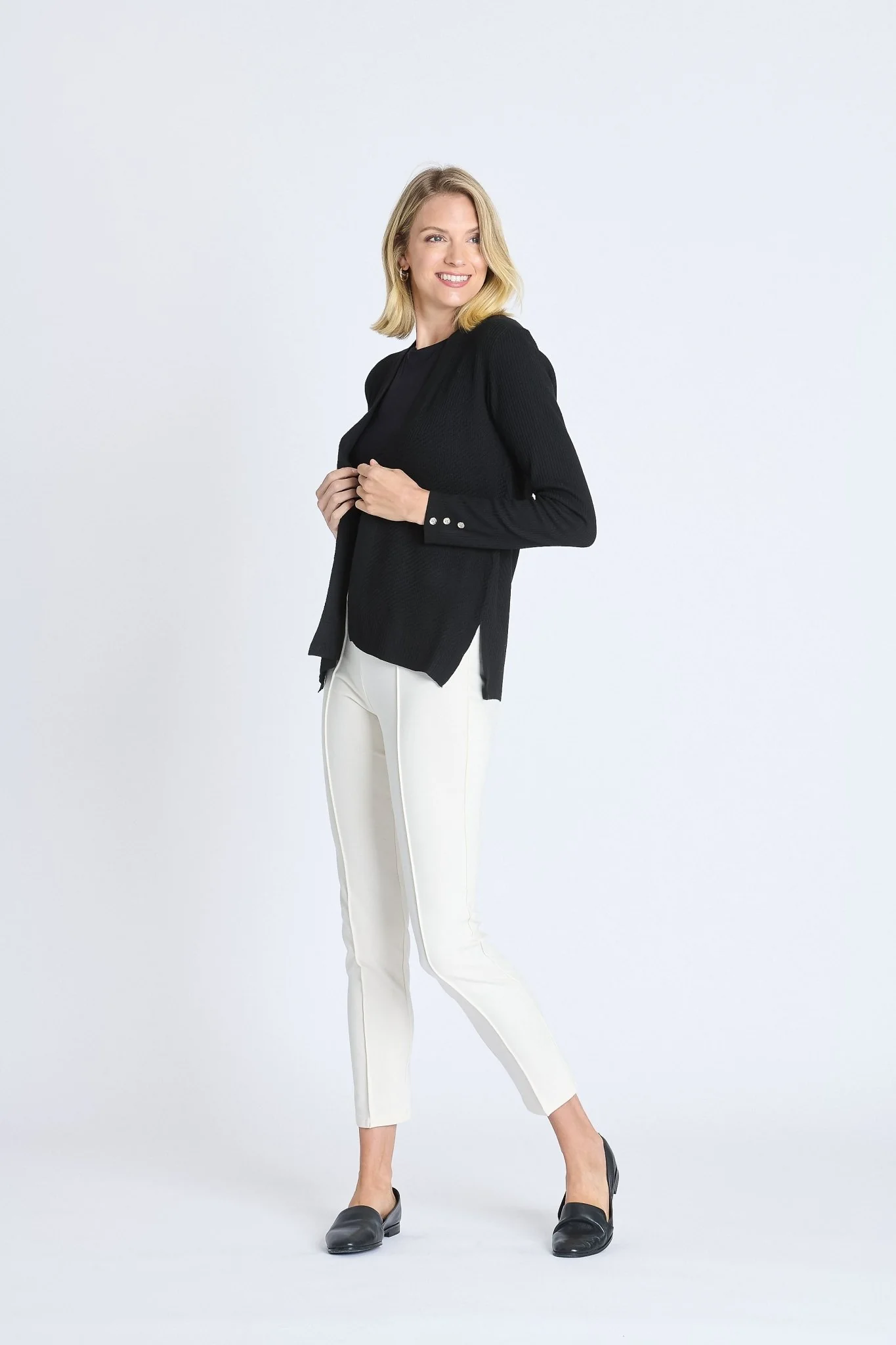 Skinny Ponte Seam Front Pant - Image 4