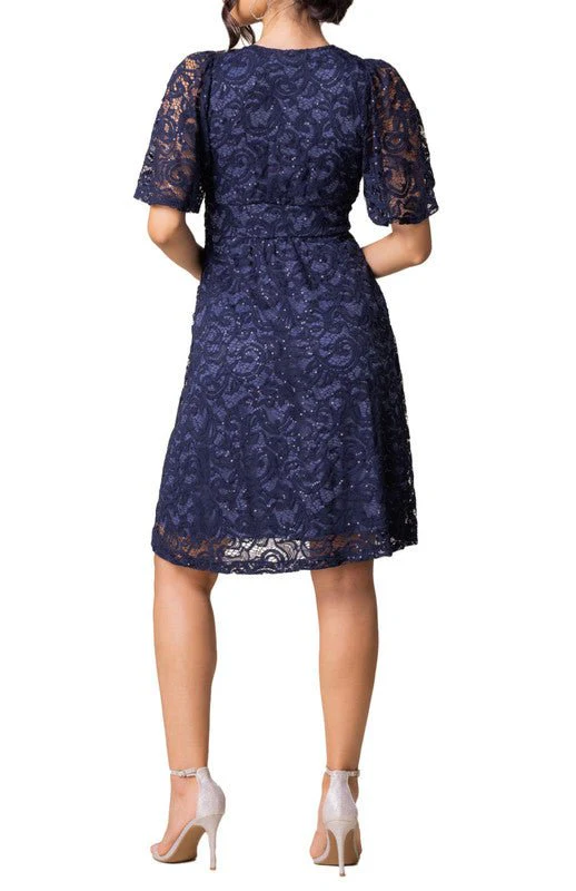 Starry Sequin Lace Cocktail Dress - Image 2