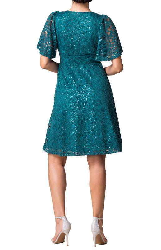 Starry Sequin Lace Cocktail Dress - Image 8