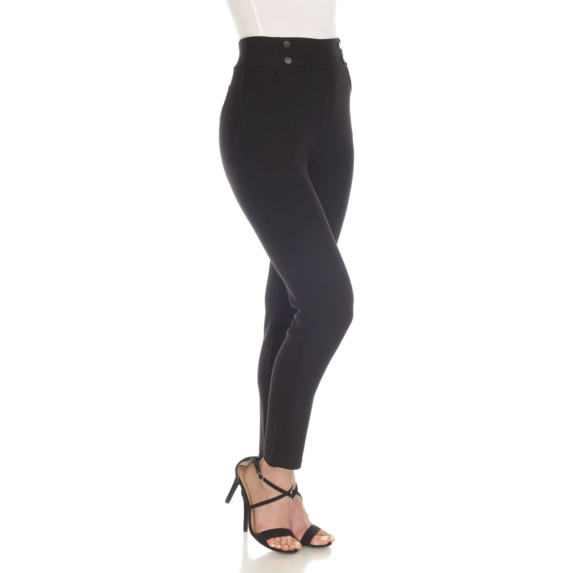 Super Soft Elastic Waistband Scuba Pants - Image 12