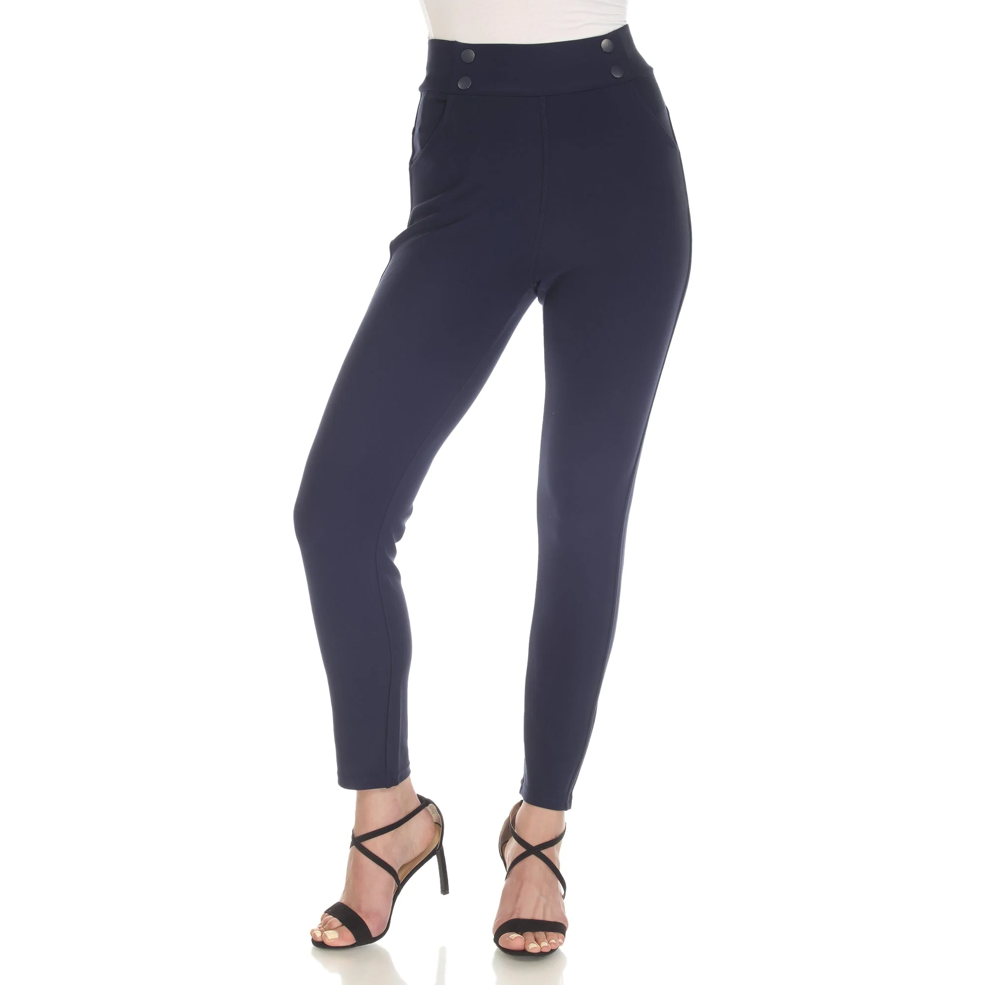 Super Soft Elastic Waistband Scuba Pants - Image 16