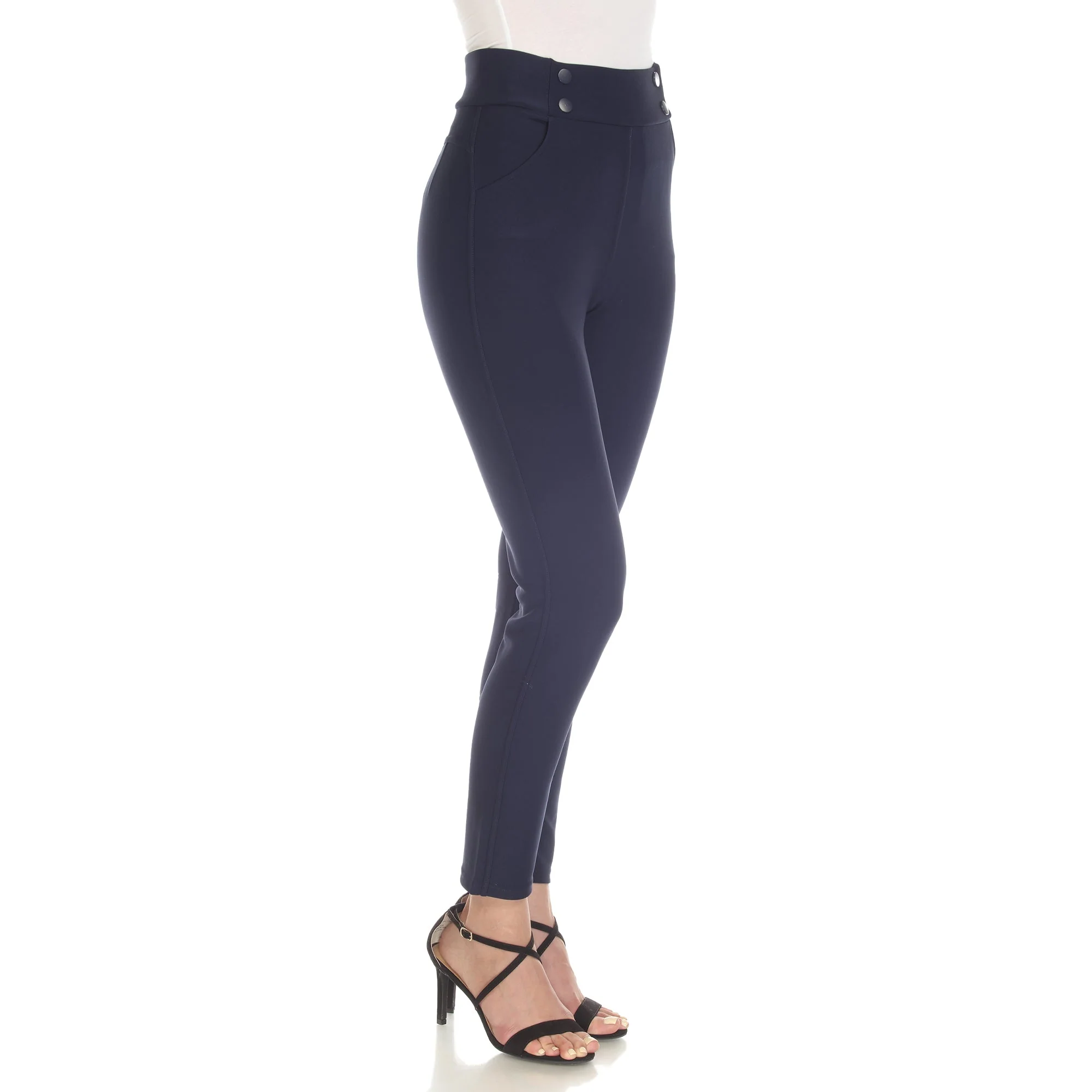 Super Soft Elastic Waistband Scuba Pants - Image 17