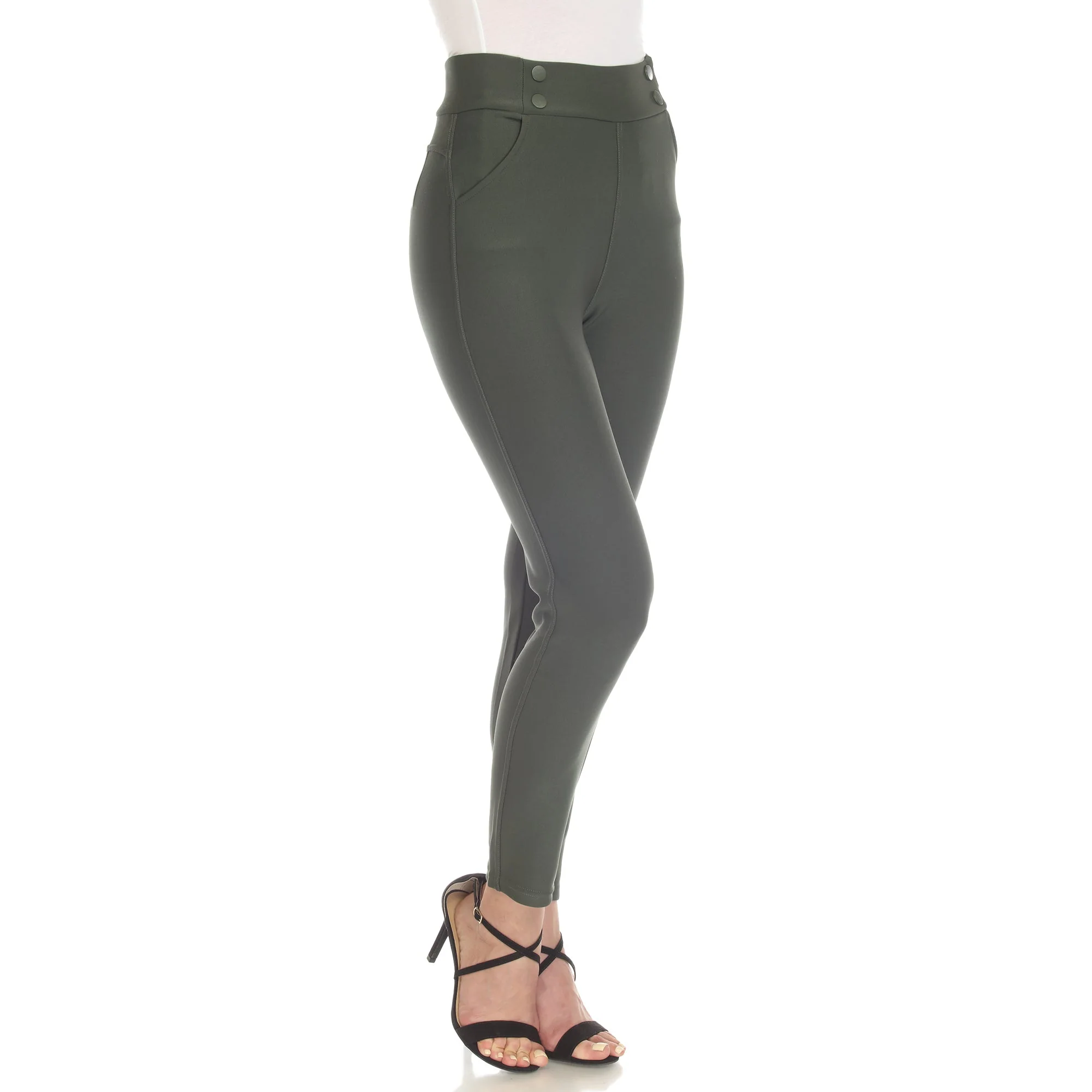 Super Soft Elastic Waistband Scuba Pants - Image 3
