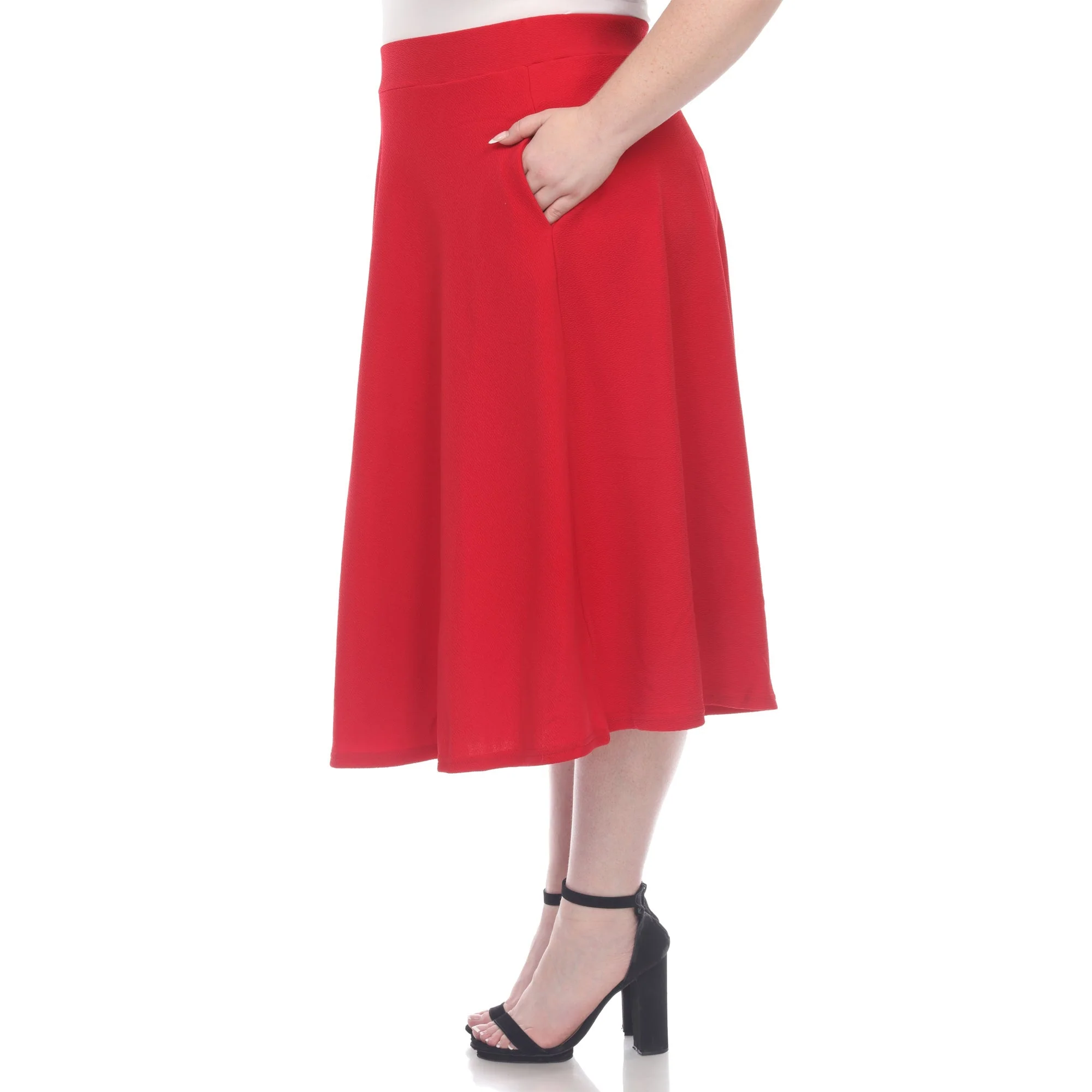 Tasmin Flare Midi Skirts - Plus - Image 2