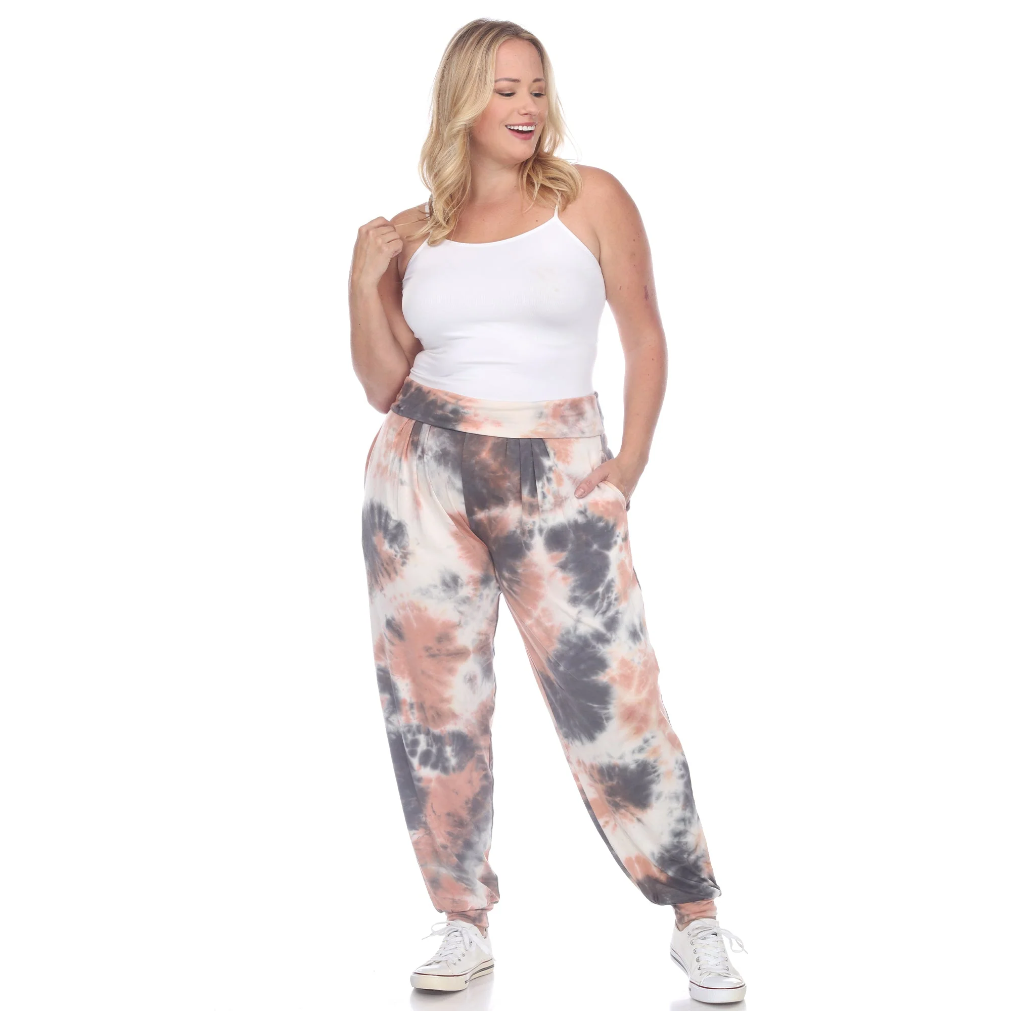 Tie Dye Harem Pants - Plus - Image 12