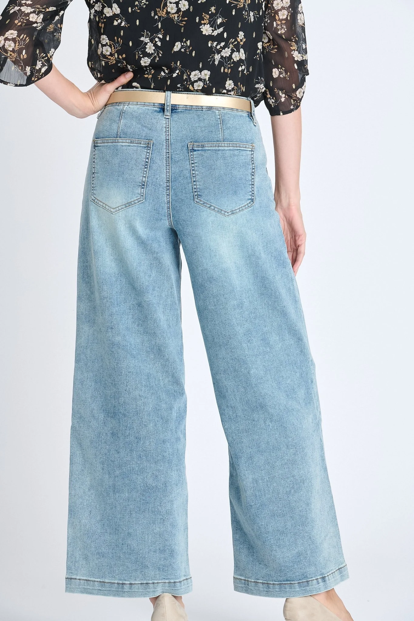 Westport Gemma Wide Leg Trouser - Plus - Image 4