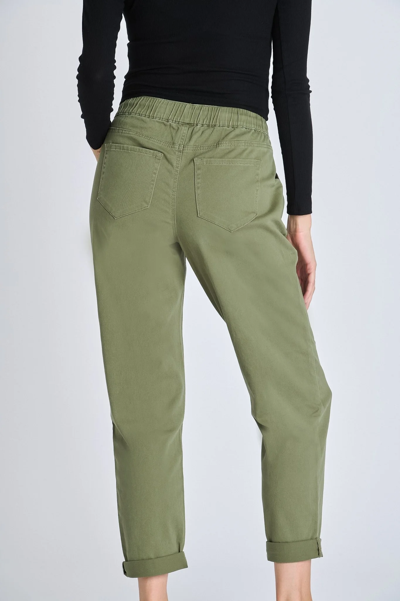 Westport Olive Weekender Twill Jogger - Image 3
