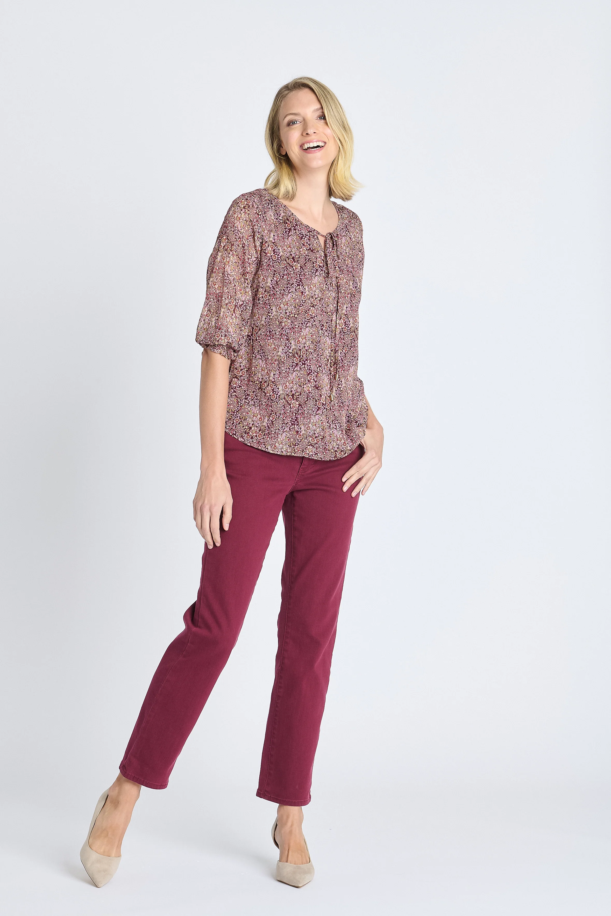 Westport Signature 5 Pocket Colored Denim Straight Leg Jean - Image 10
