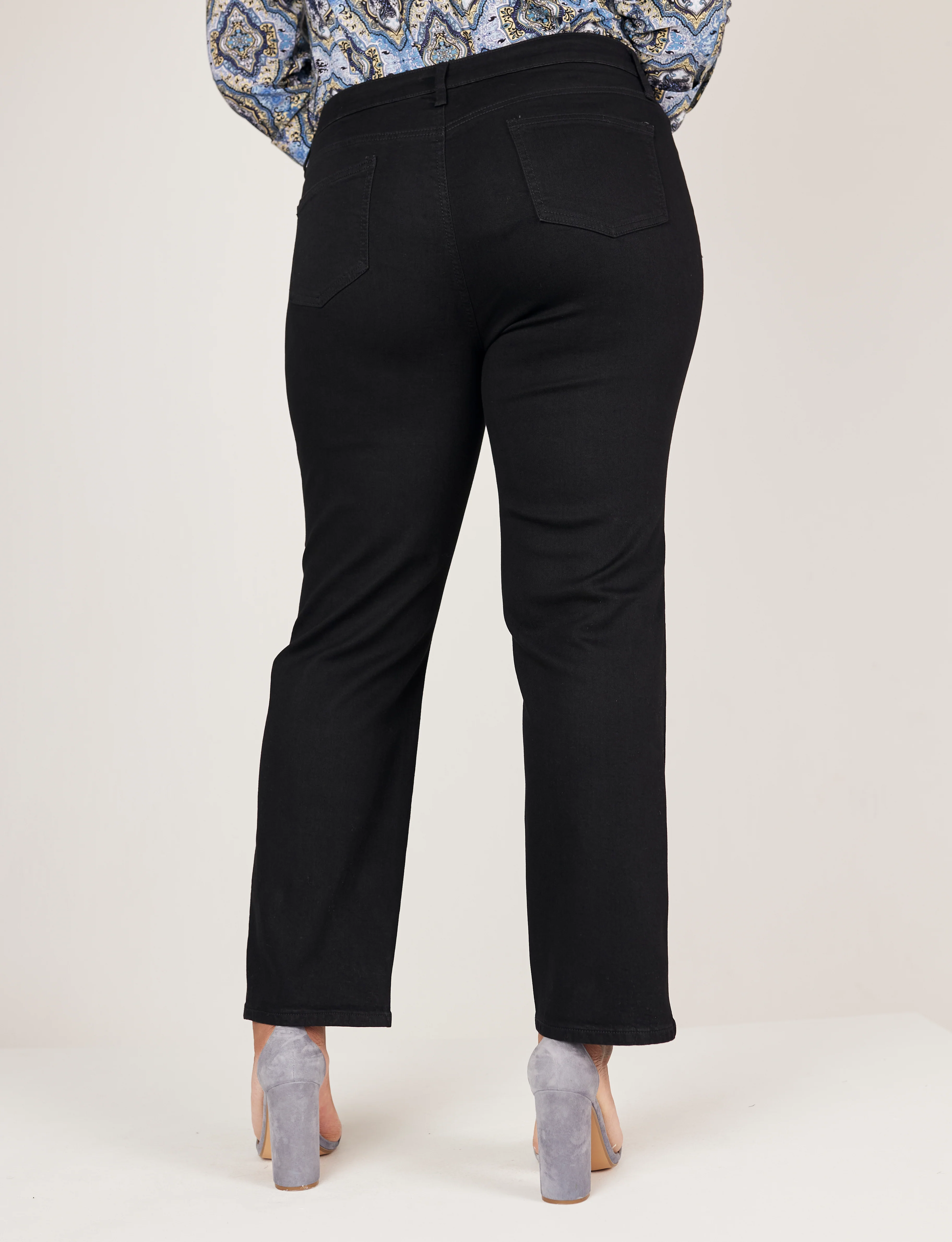 Westport Signature Black Straight Leg Jeans - Plus - Image 5