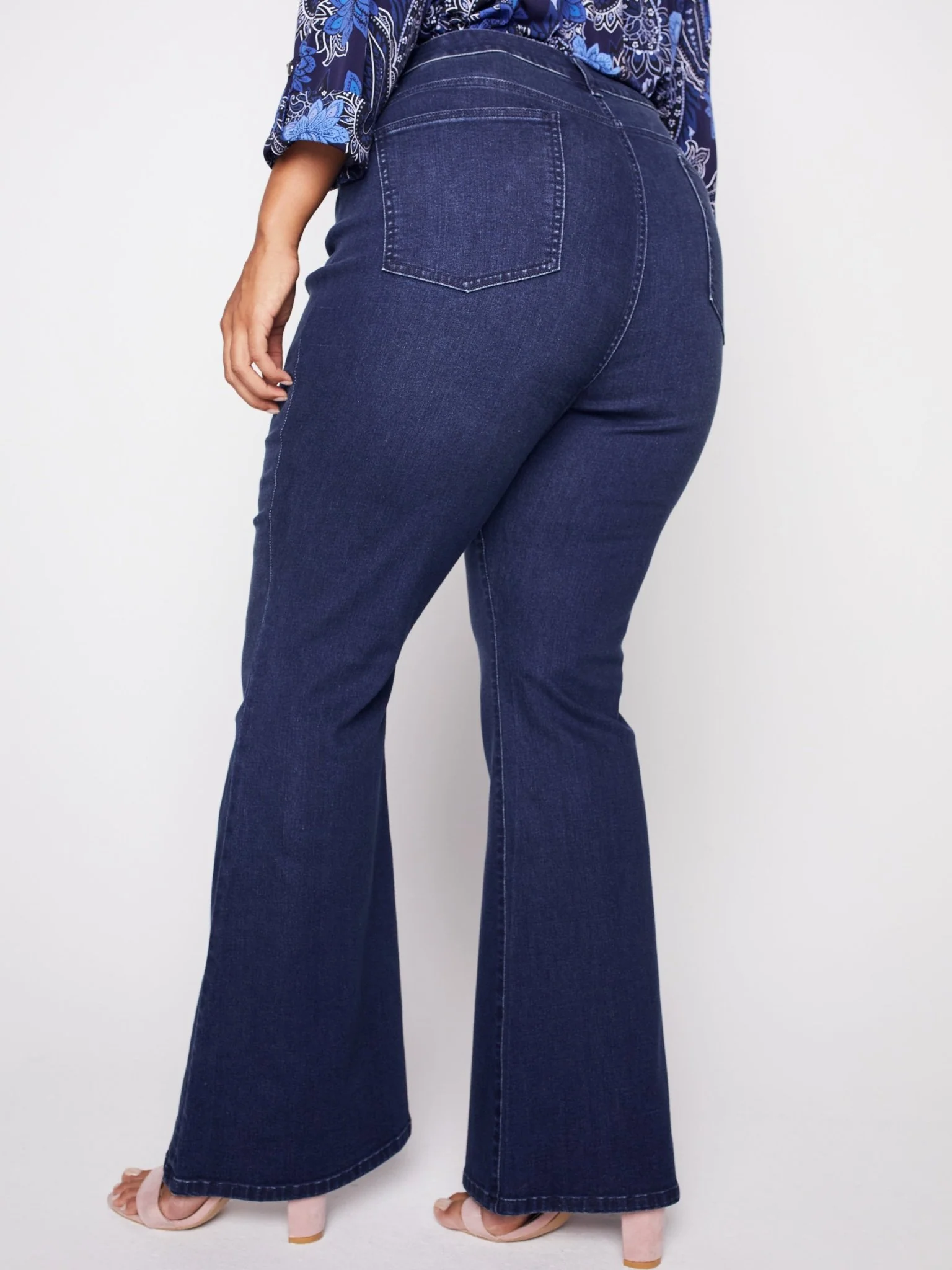 Westport Signature High Rise Modern Flare Leg Jeans - Plus - Image 3