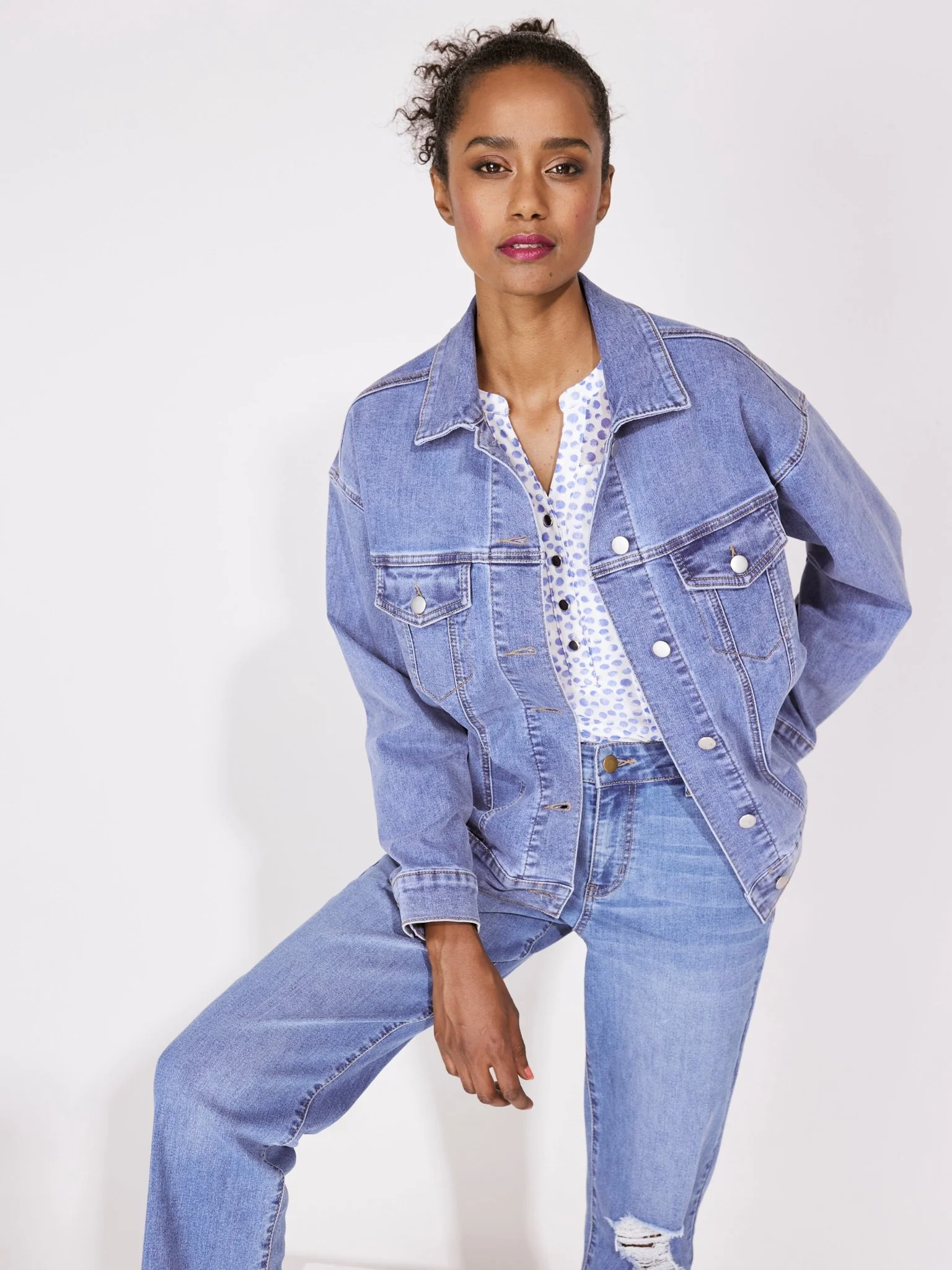 Westport Trucker Denim Jacket - Image 11