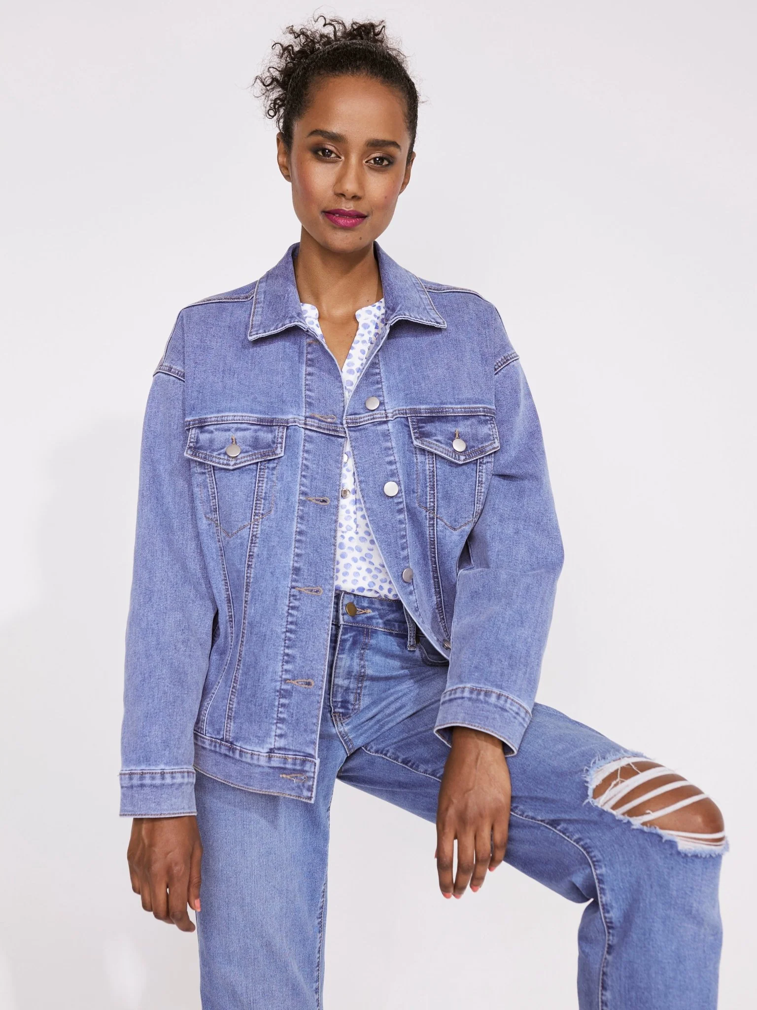 Westport Trucker Denim Jacket - Image 6