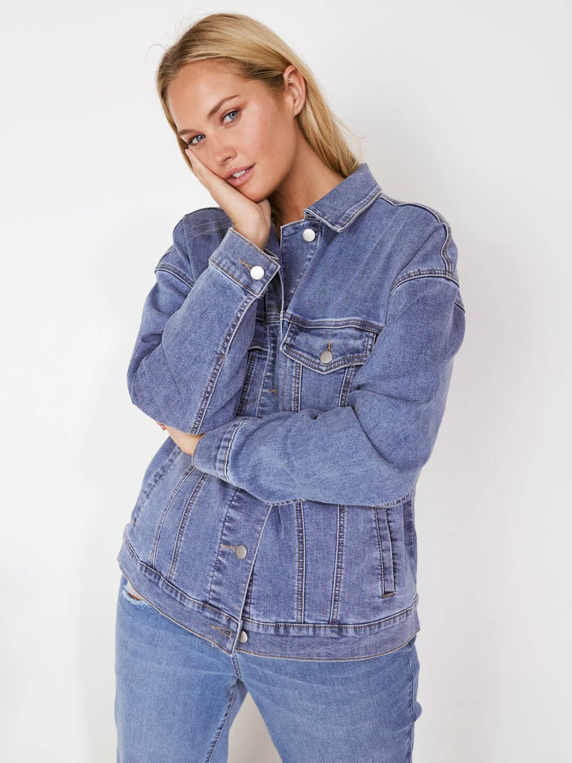 Westport Trucker Denim Jacket - Plus - Image 3