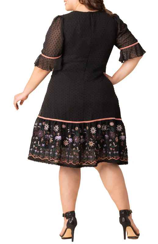 Wildflowers Mesmerizing Embroidered Cocktail Dress - Plus - Image 2