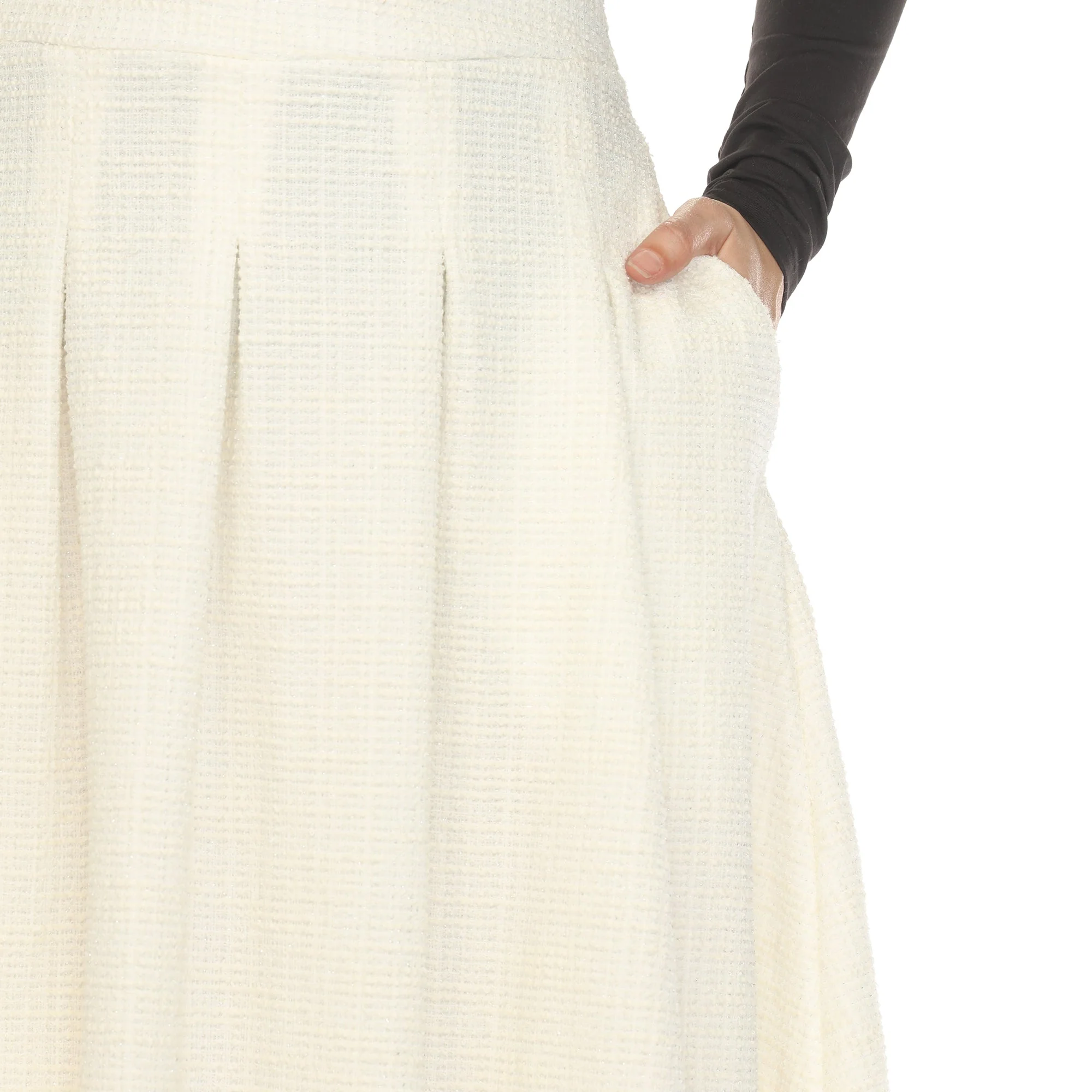 Women's Flared Tweed Skirt - Image 5