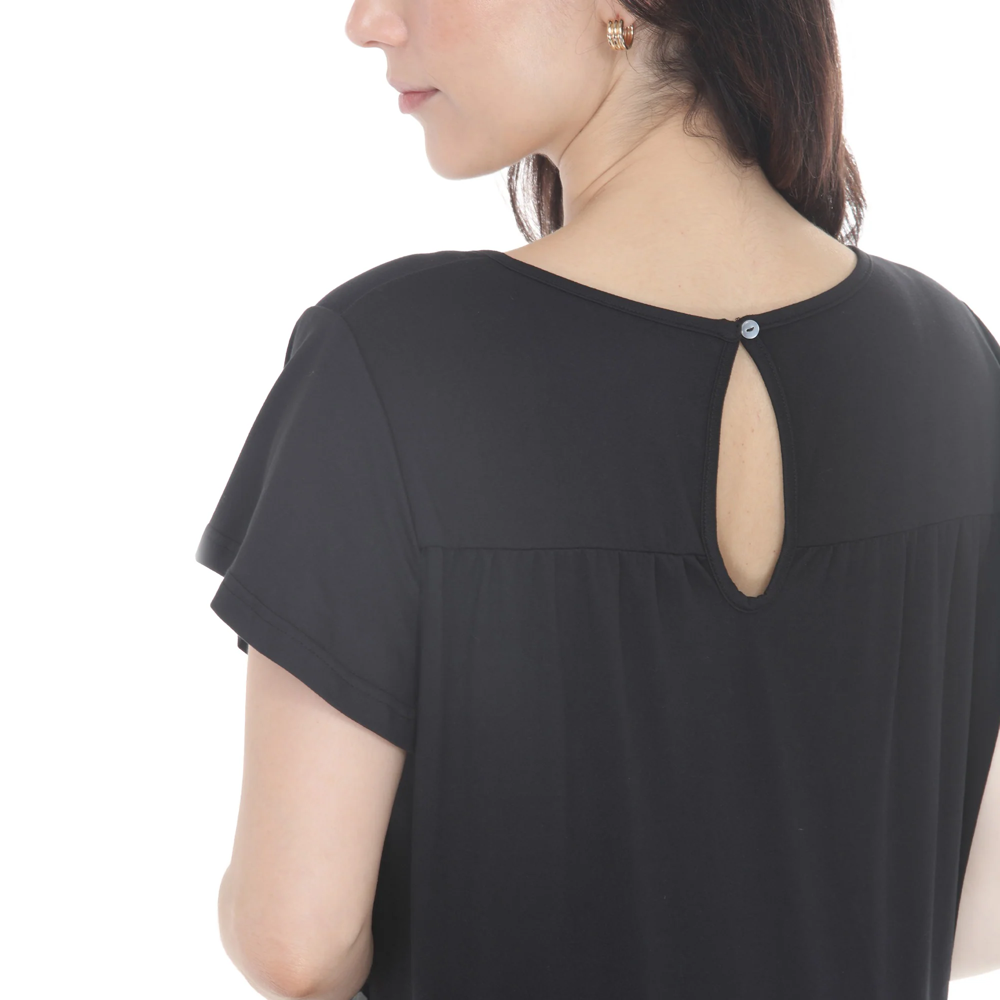 Women's Flutter Sleeve Ruffle Tiered Dress - Image 14