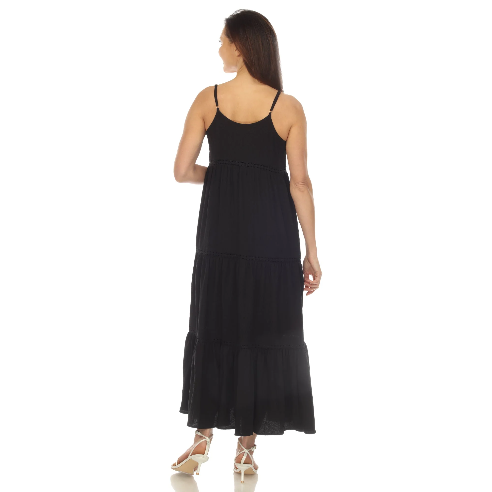 Women's Scoop Neck Tiered Maxi Dress - Image 21