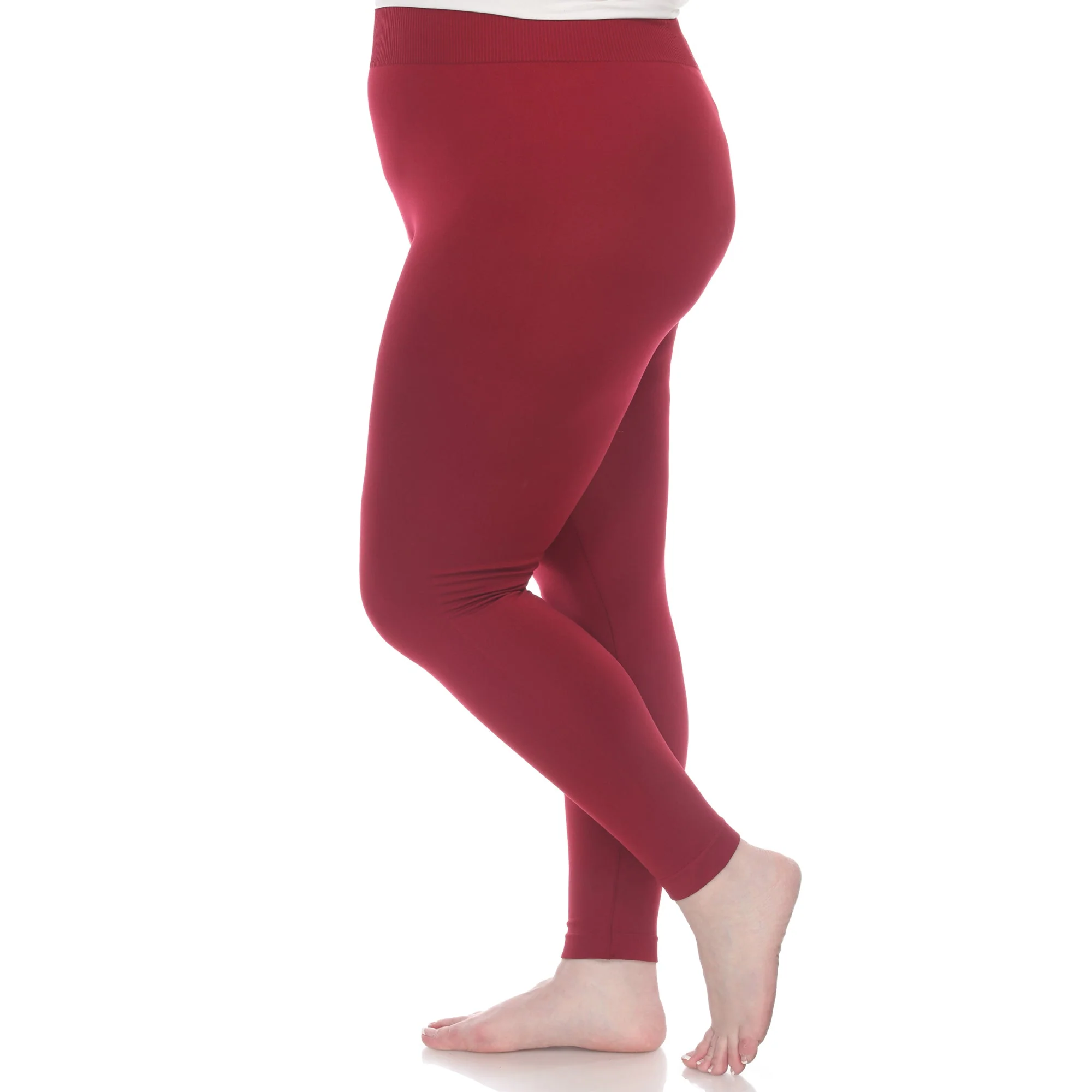 Women's Super-Stretch Solid Leggings - Plus - Image 10