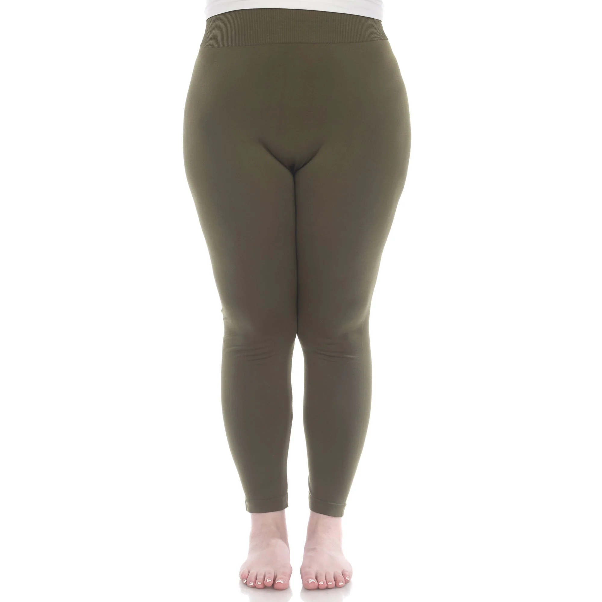 Women's Super-Stretch Solid Leggings - Plus - Image 25
