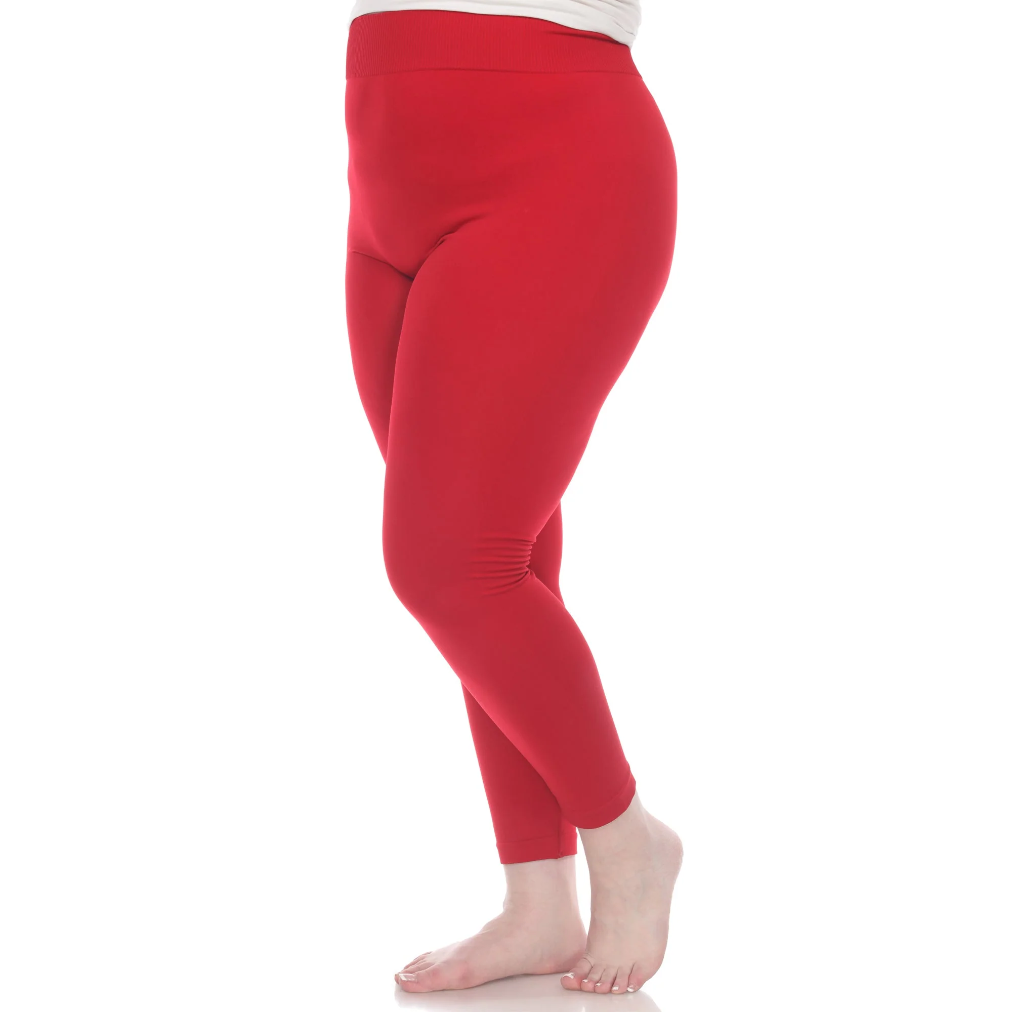 Women's Super-Stretch Solid Leggings - Plus - Image 34