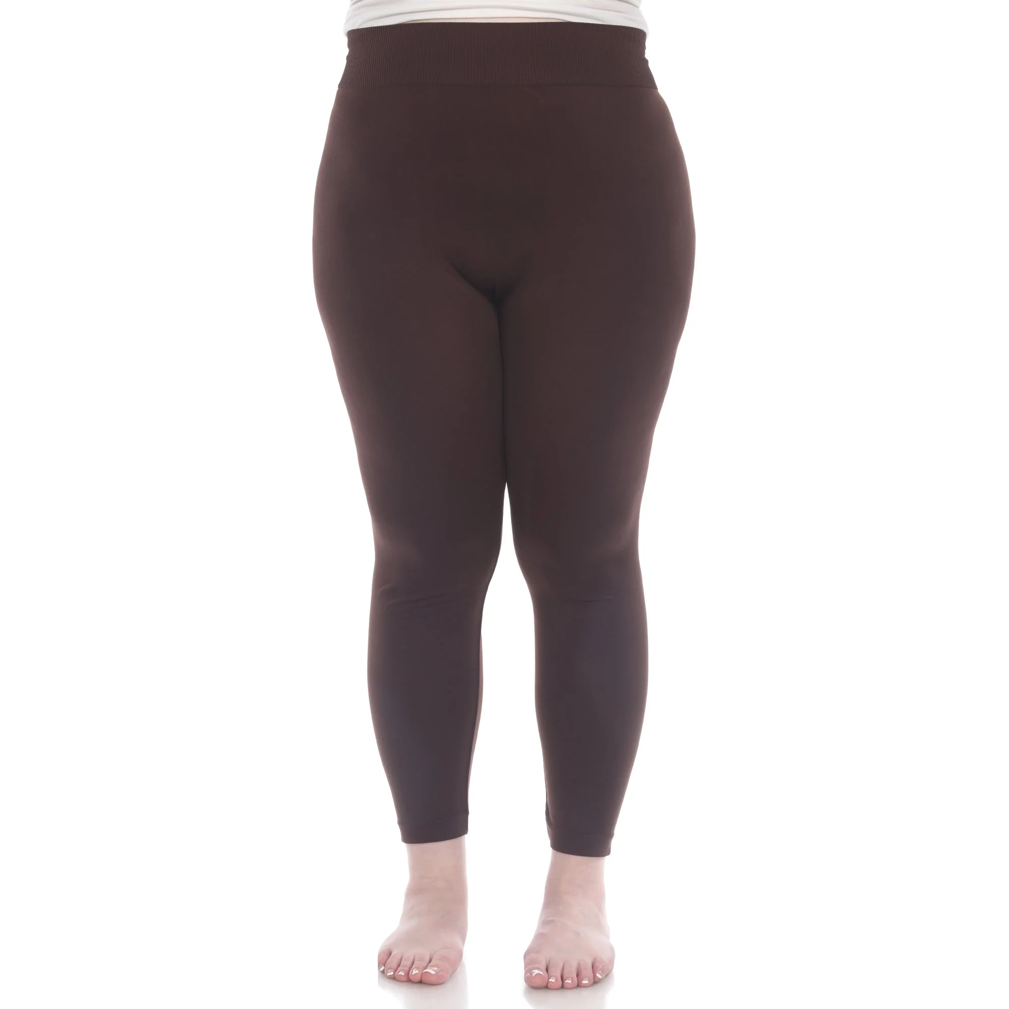 Women's Super-Stretch Solid Leggings - Plus - Image 5