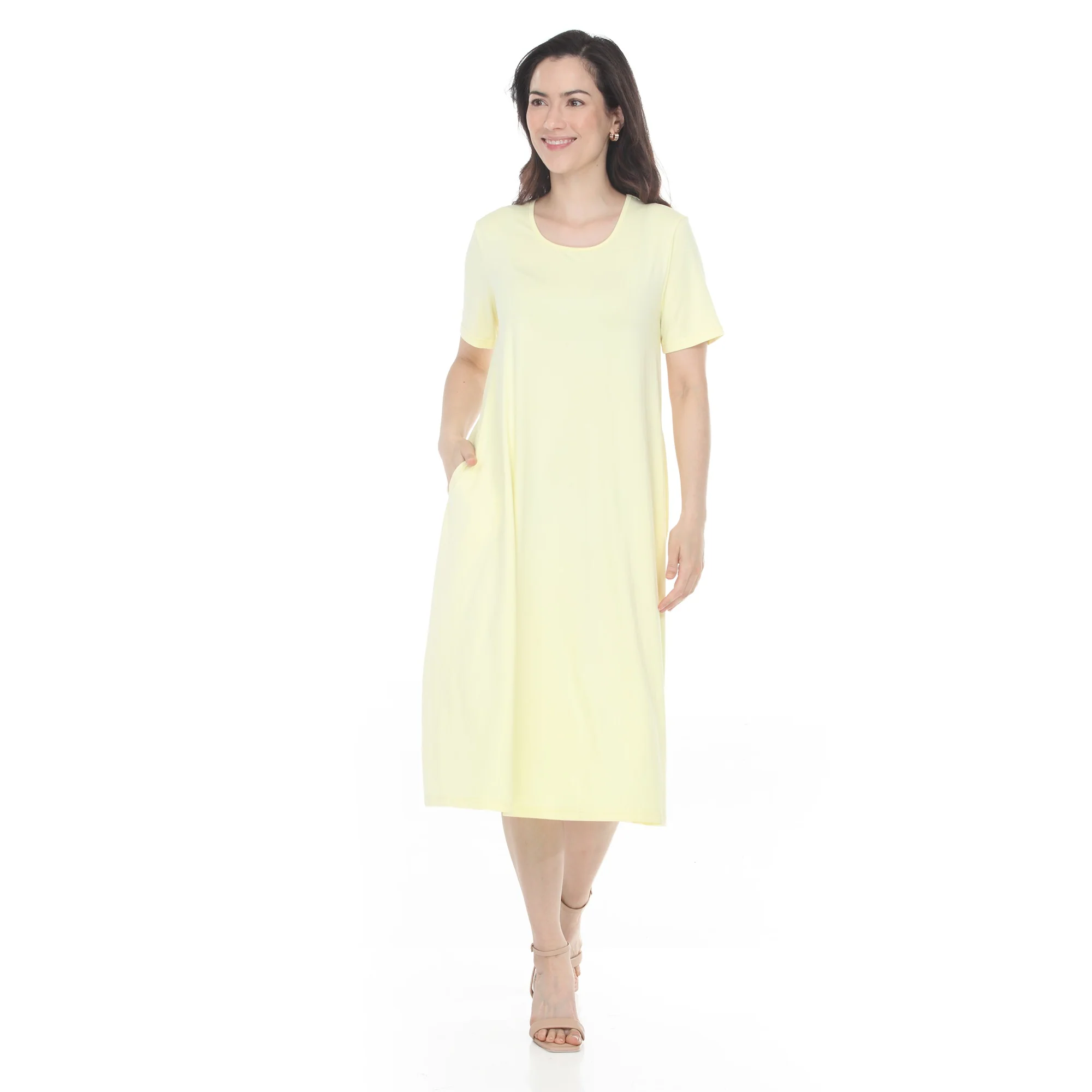 Women's Tee Swing Midi Dress - Image 11