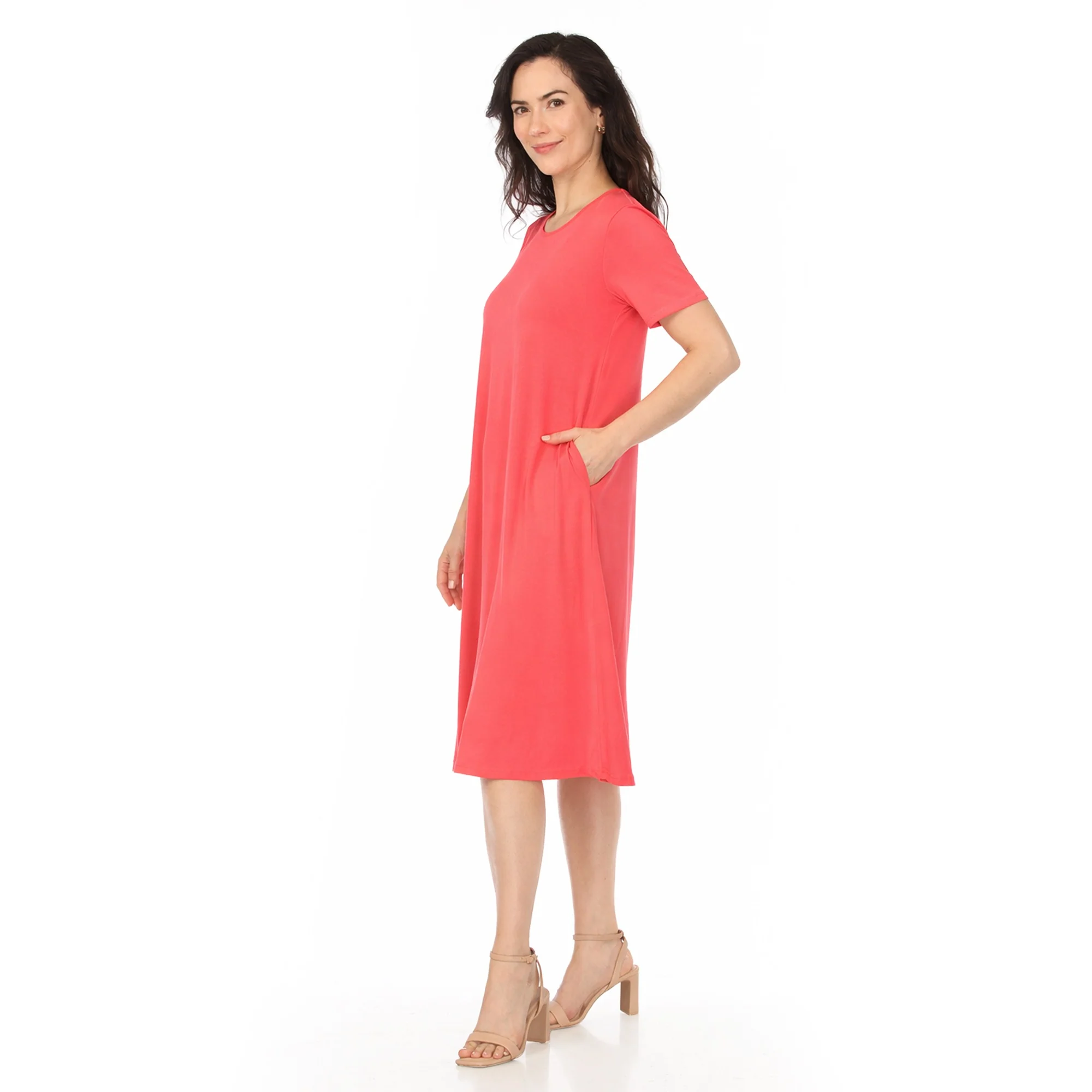 Women's Tee Swing Midi Dress - Image 13