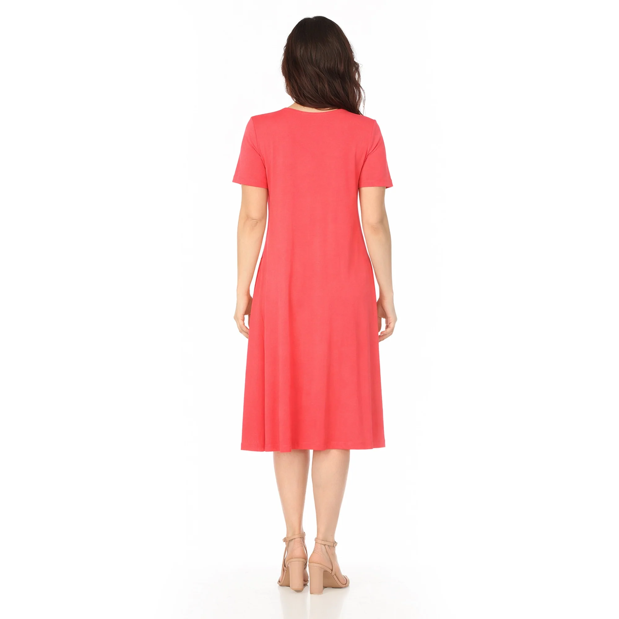 Women's Tee Swing Midi Dress - Image 14