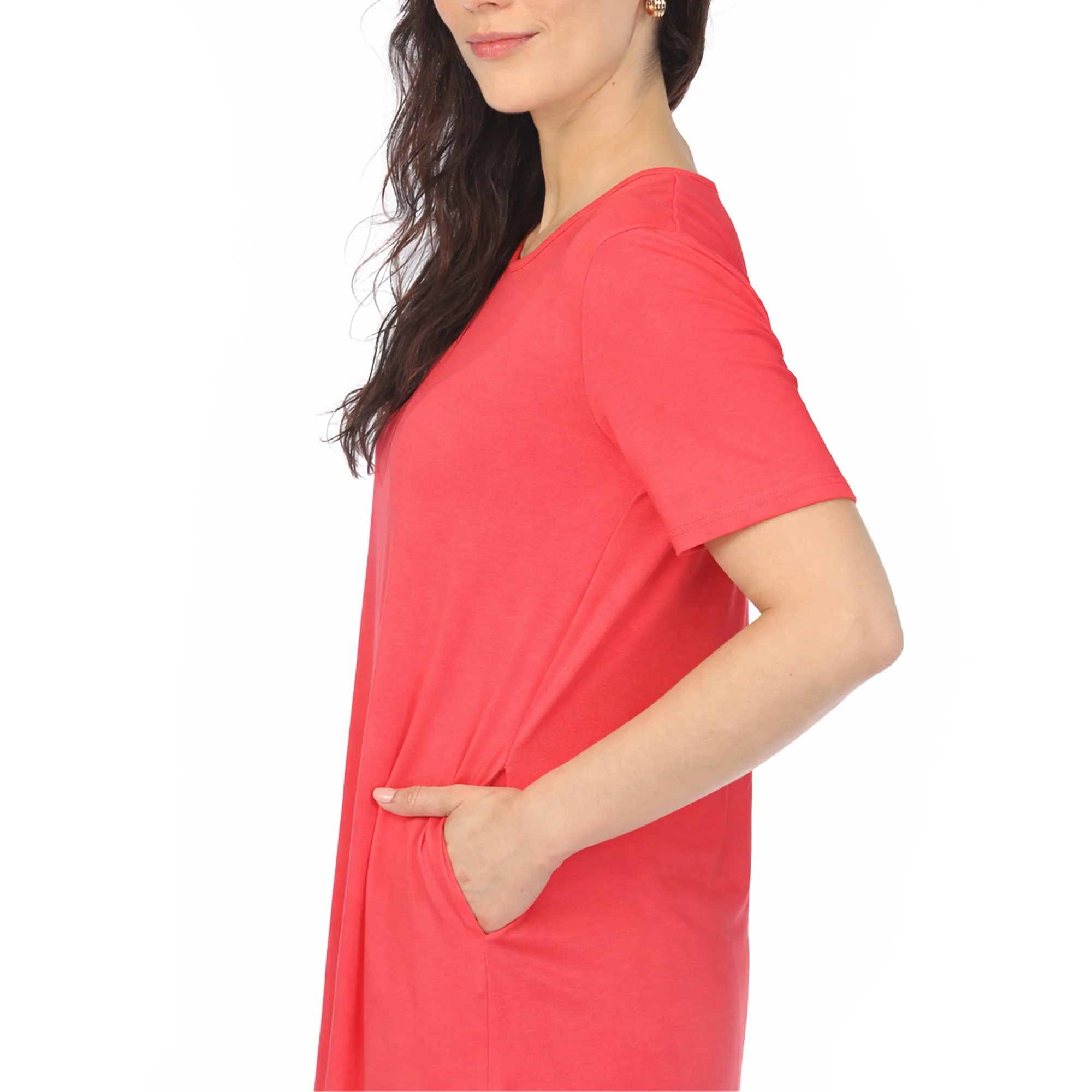 Women's Tee Swing Midi Dress - Image 15