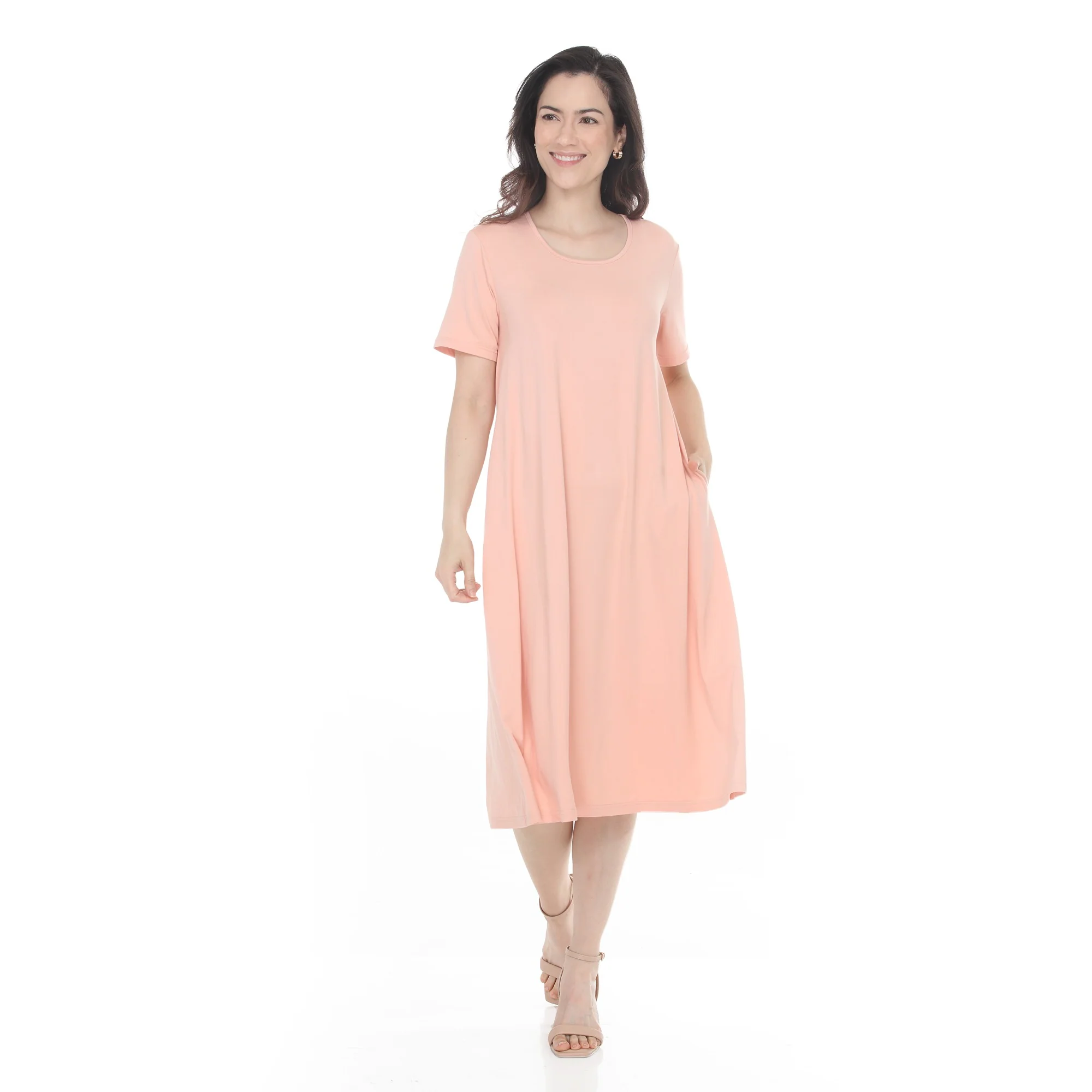Women's Tee Swing Midi Dress - Image 17