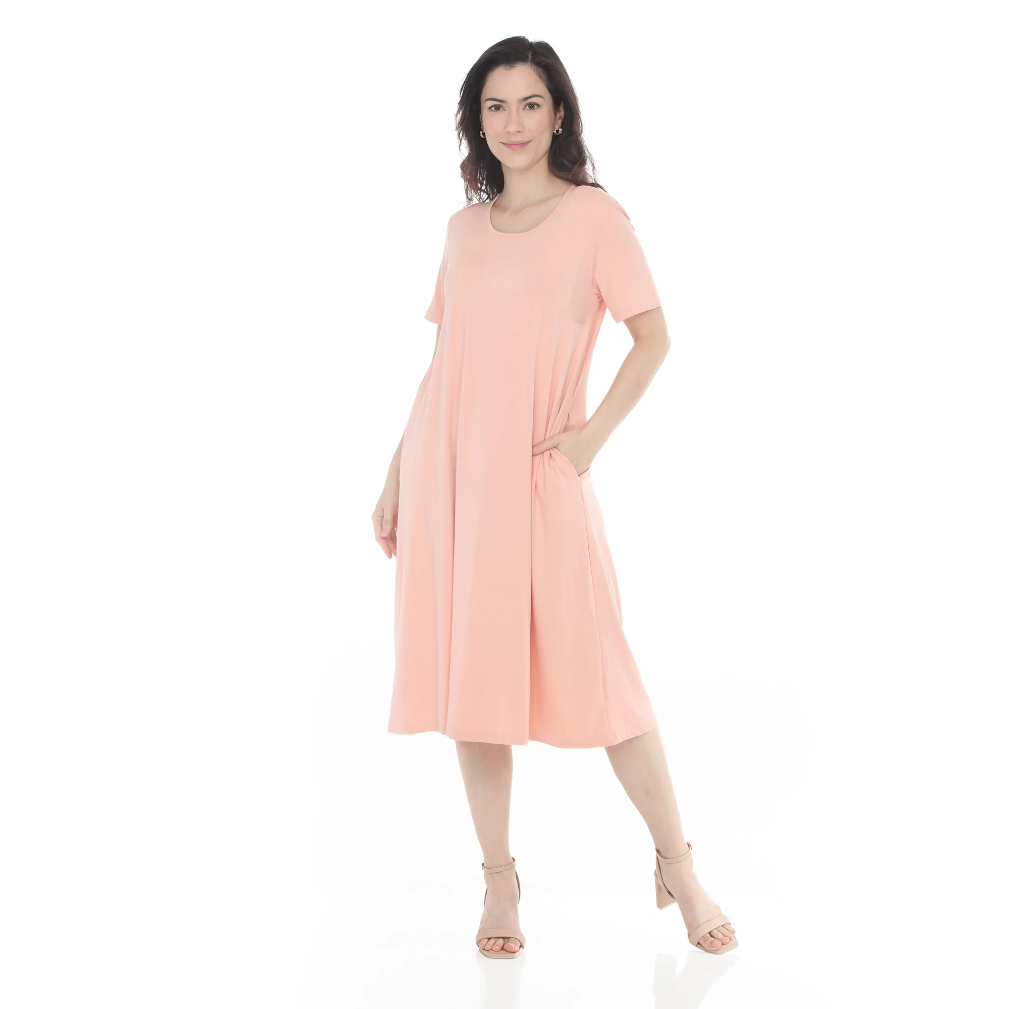 Women's Tee Swing Midi Dress - Image 21