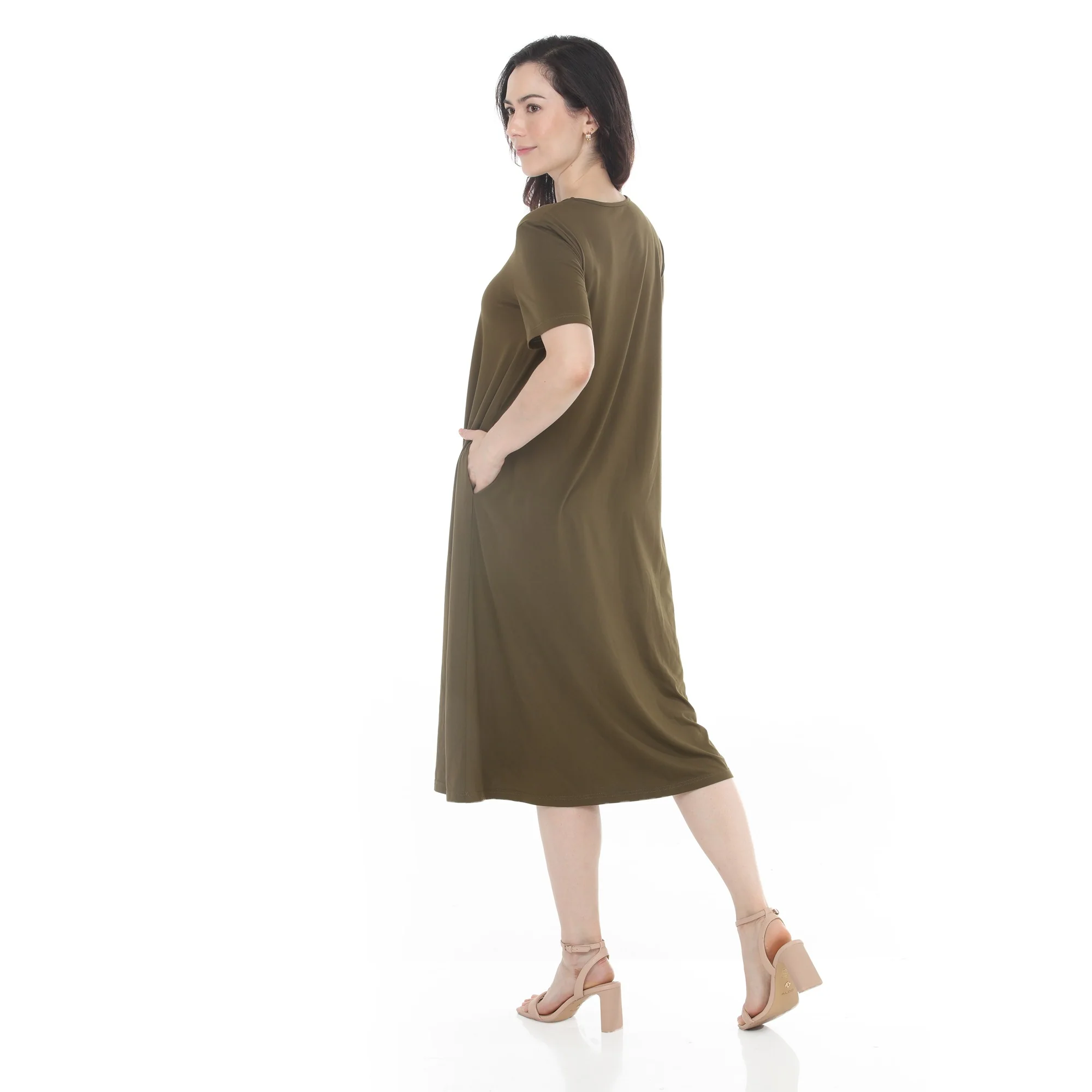 Women's Tee Swing Midi Dress - Image 24