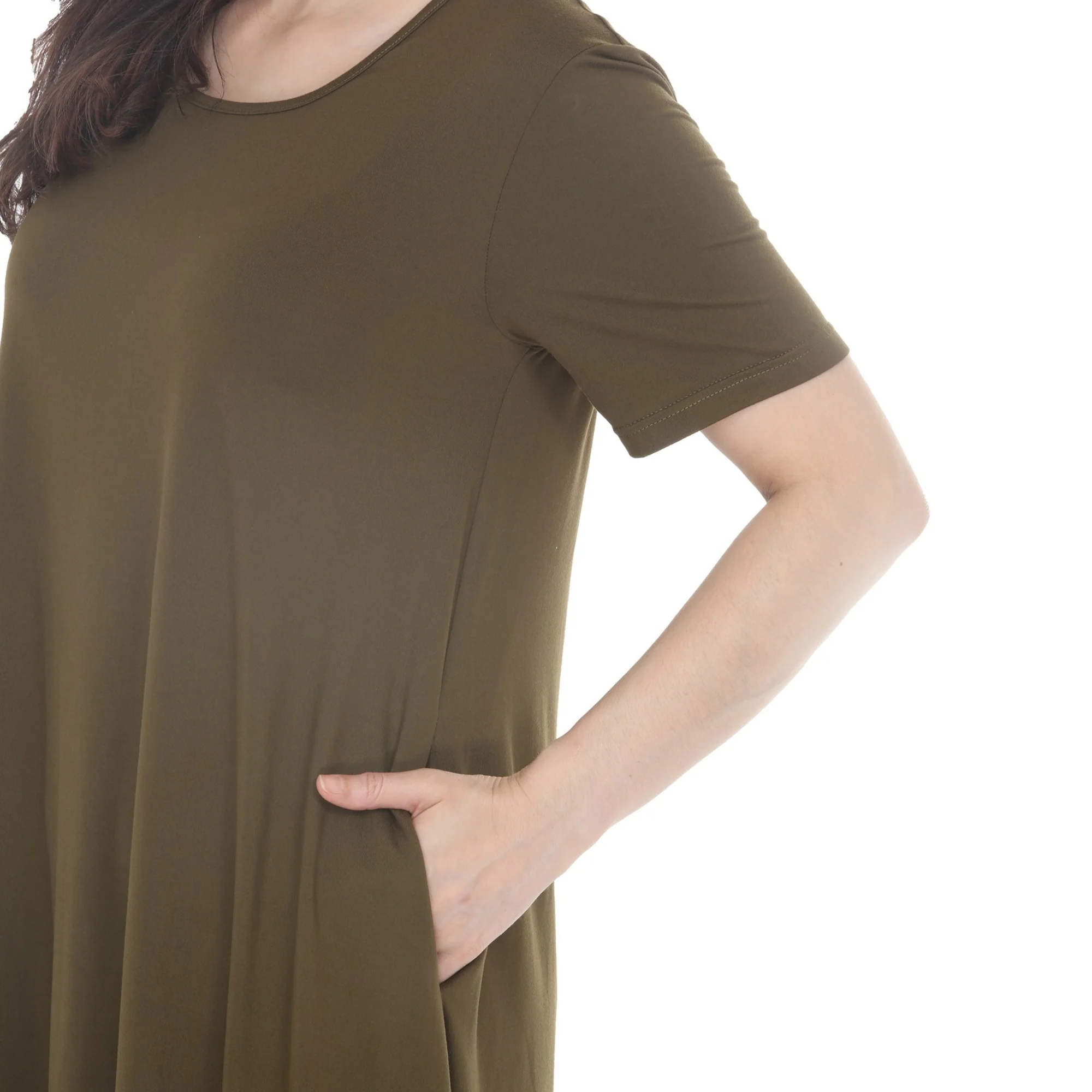 Women's Tee Swing Midi Dress - Image 25