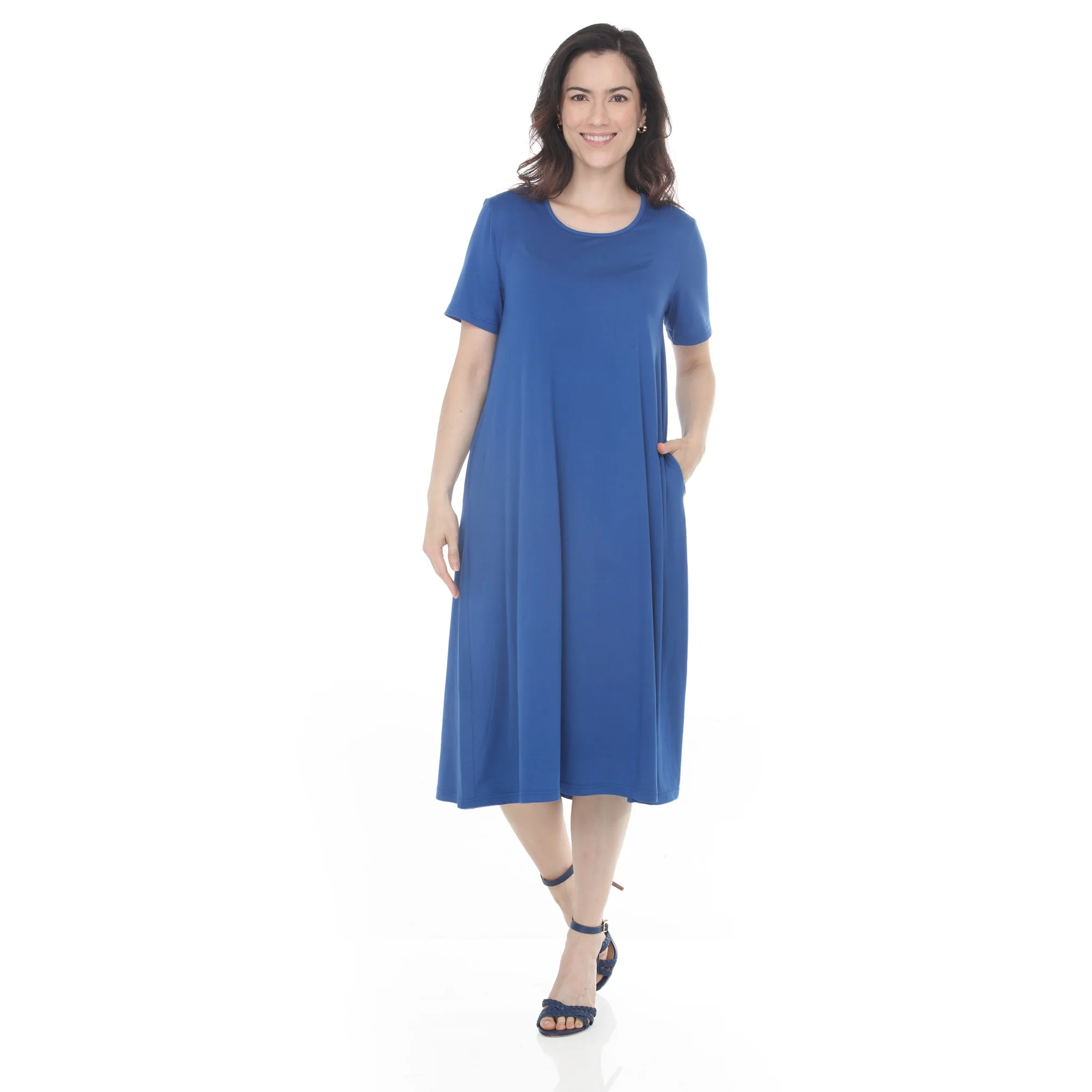 Women's Tee Swing Midi Dress - Image 4