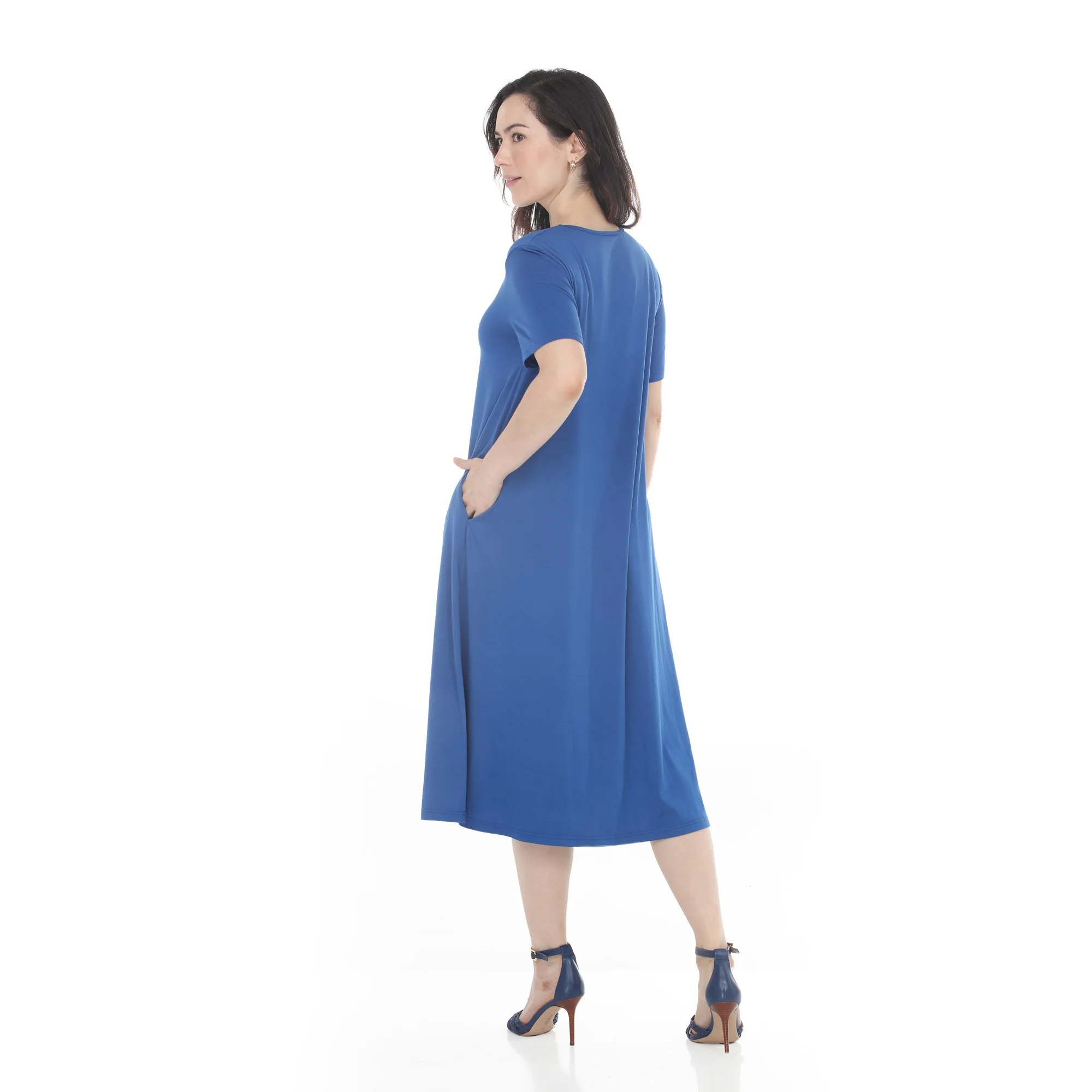 Women's Tee Swing Midi Dress - Image 5