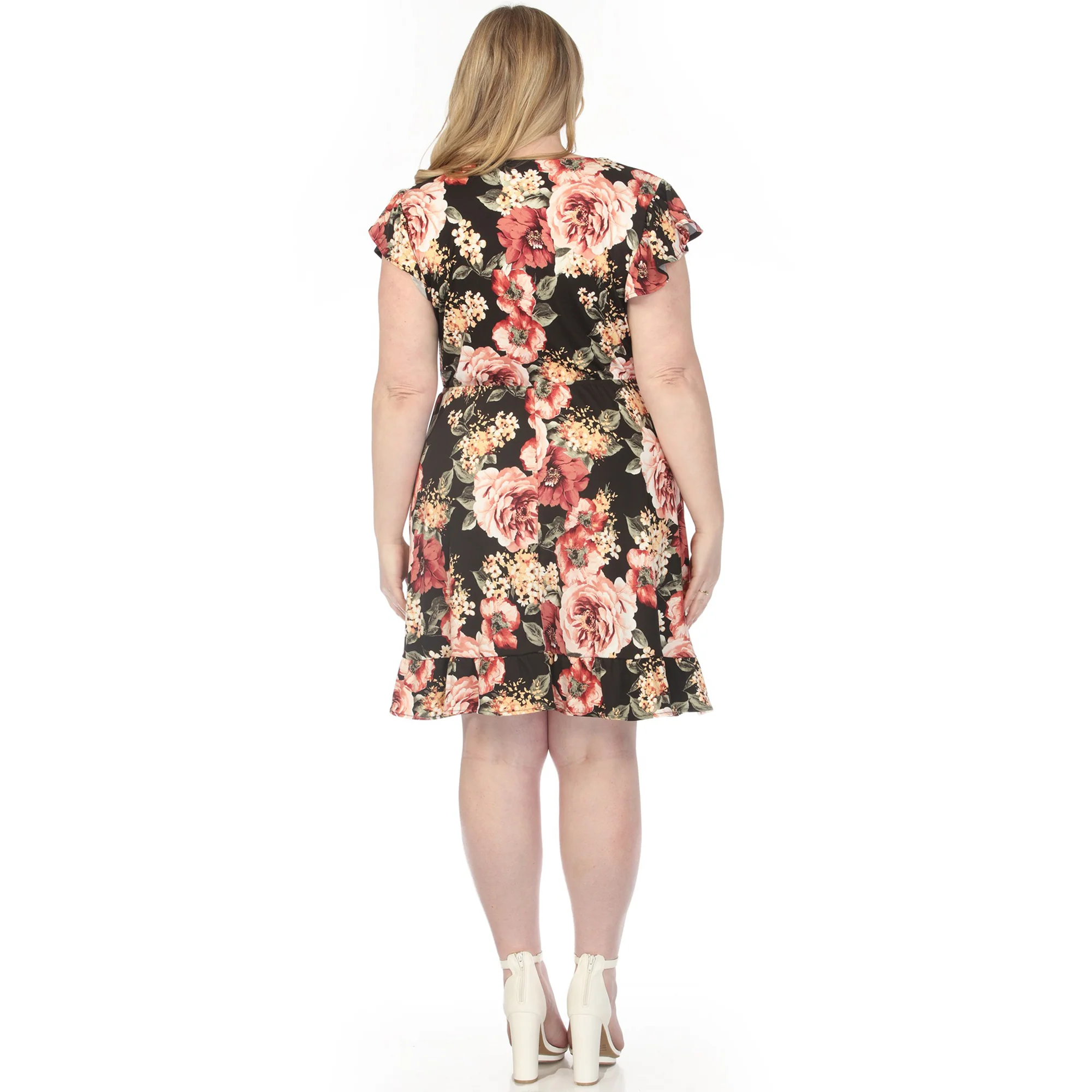 Women's  V-Neck Empire Dress - Image 3