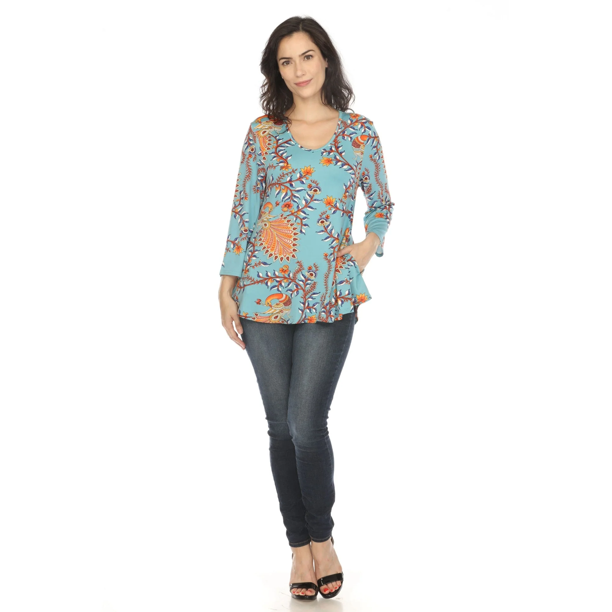 Women's Vibrant Boho Swing Top - Image 10