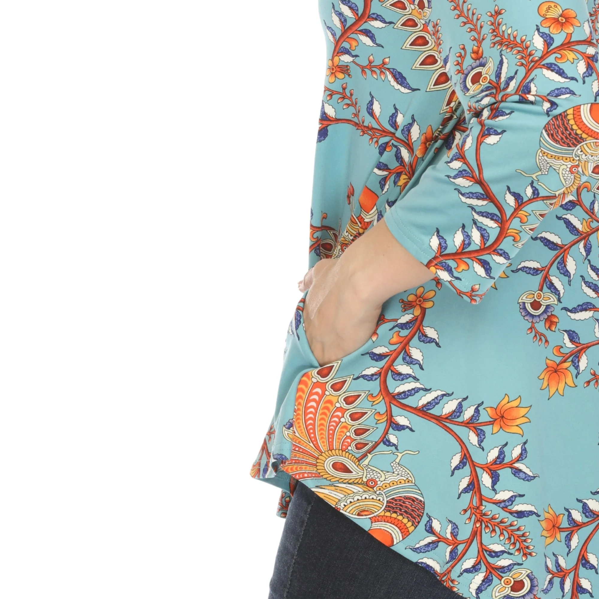 Women's Vibrant Boho Swing Top - Image 12