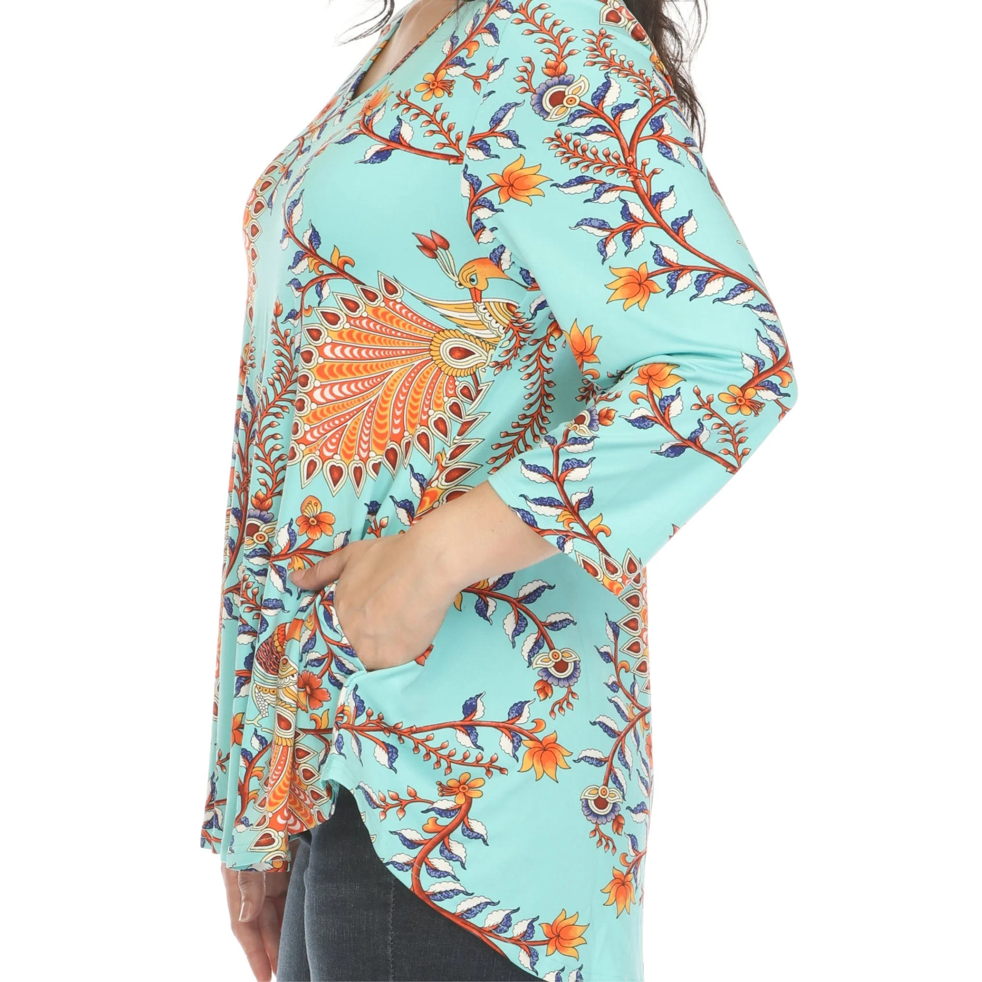 Women's Vibrant Boho Swing Top - Image 14
