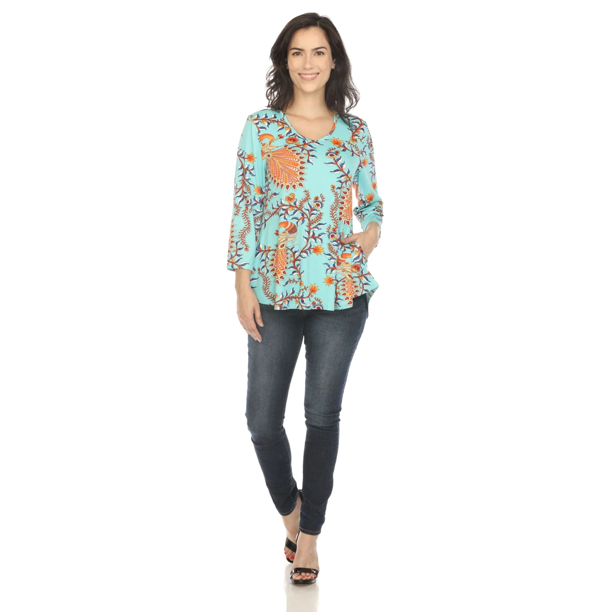 Women's Vibrant Boho Swing Top - Image 15